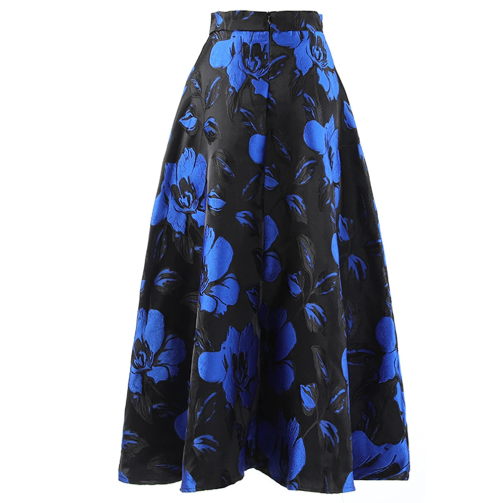 Stylish Black Casual Slim Print Colorblock Skirt for Women - Gathered Waist Flattering Design, Perfect for Autumn Outfits & Office Wear