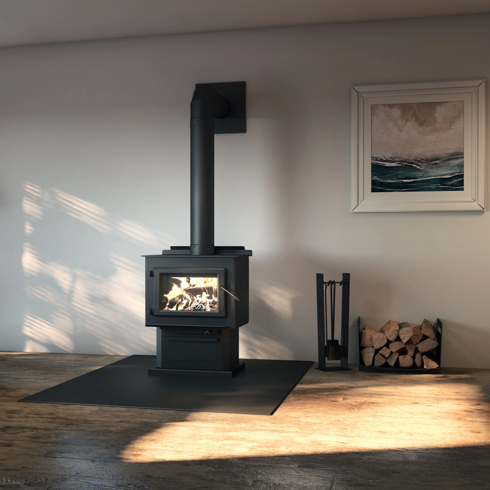 **Englander Blue Ridge 300P EPA Certified Wood Stove - Efficient Heating for Homes & Cabins - Perfect for Winter & Off-Grid Living**