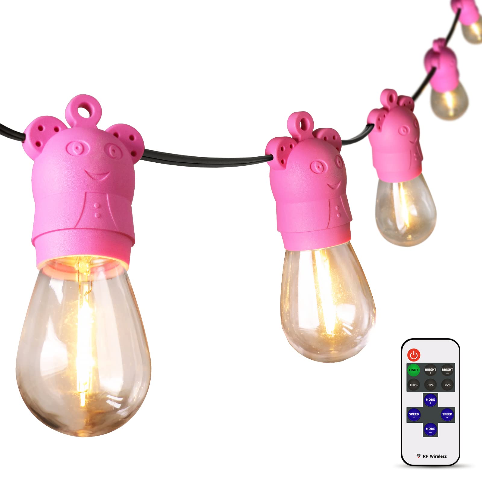 25 Feet Low Voltage LED Outdoor String Lights - Waterproof, Energy Efficient for Patio, Garden, Backyard & Party Decor