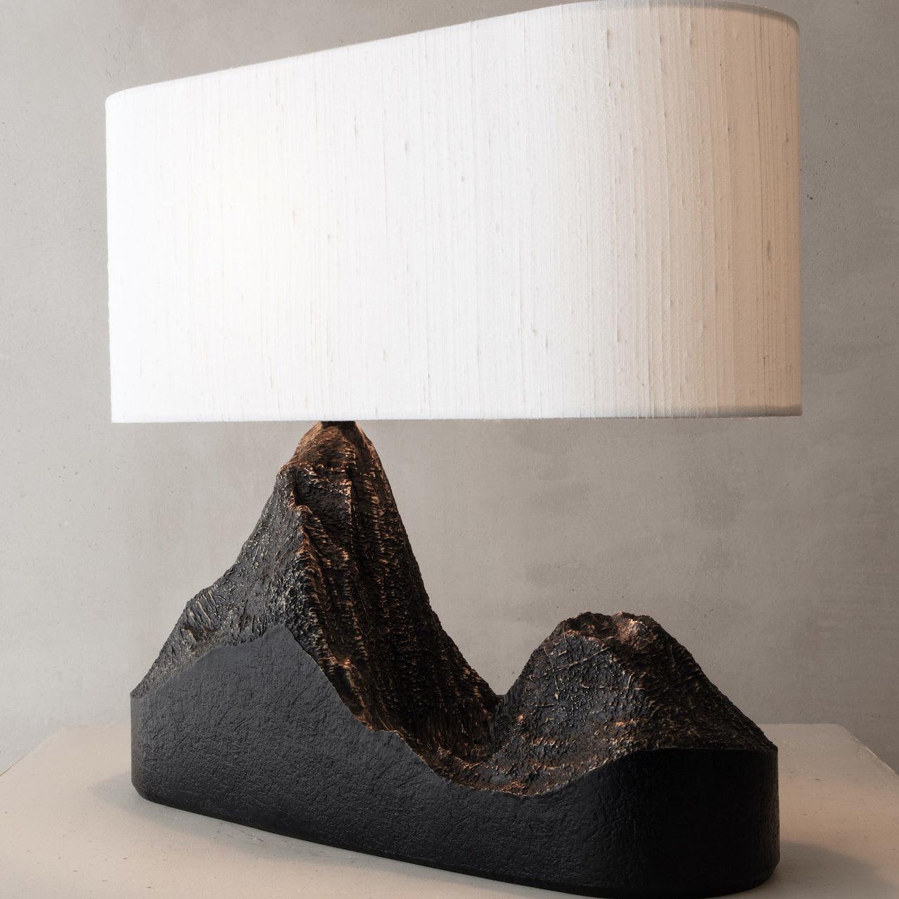 Modern Landscape Table Lamp - Elegant Home & Office Decor for Bedroom, Living Room, and Study - Perfect for Reading, Working, and Relaxing