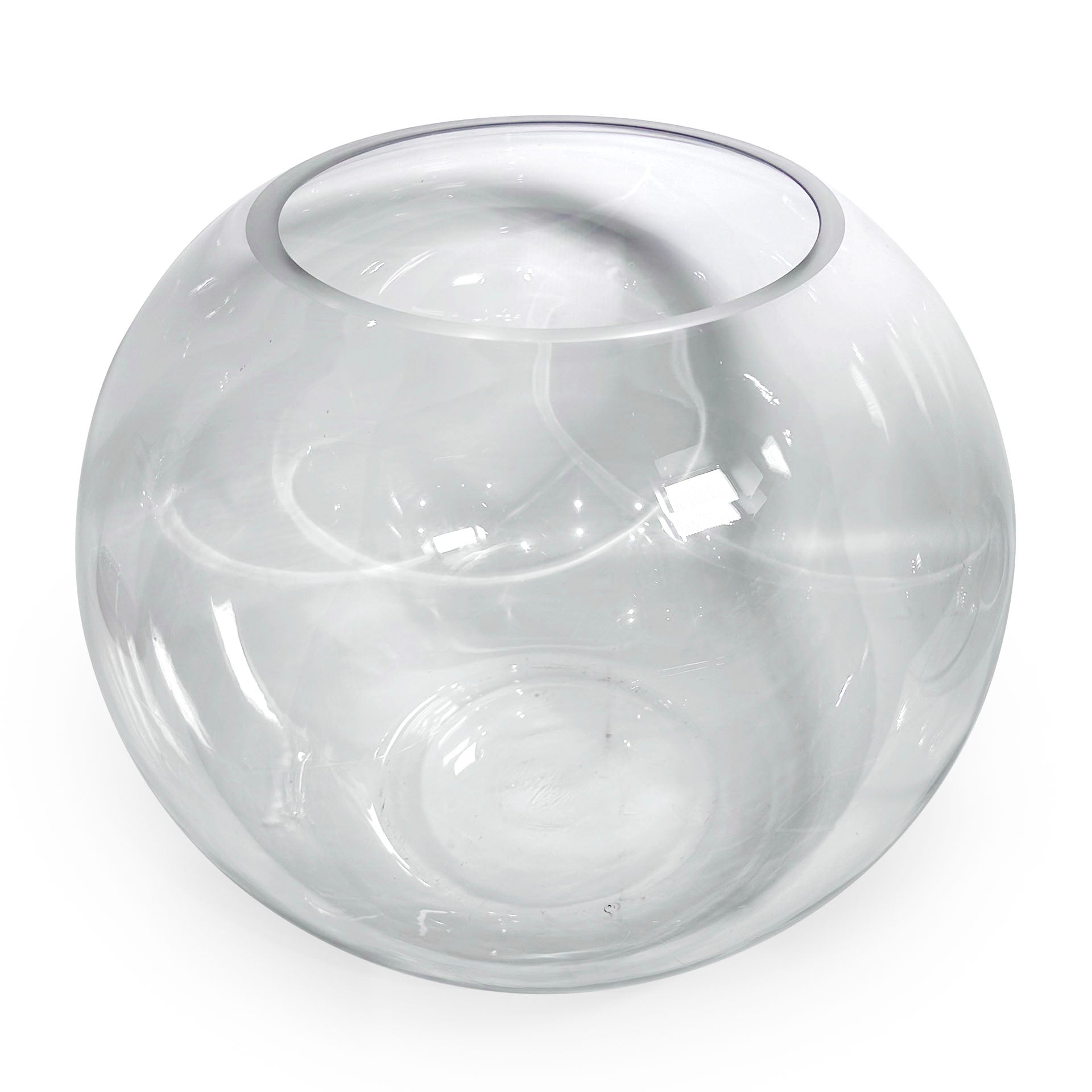 Premium Glass Bubble Bowls for Aquariums - Clear Fish Tank Decorations for Betta Fish, Goldfish & Small Aquatic Pets - Perfect for Home, Office & Aquascaping