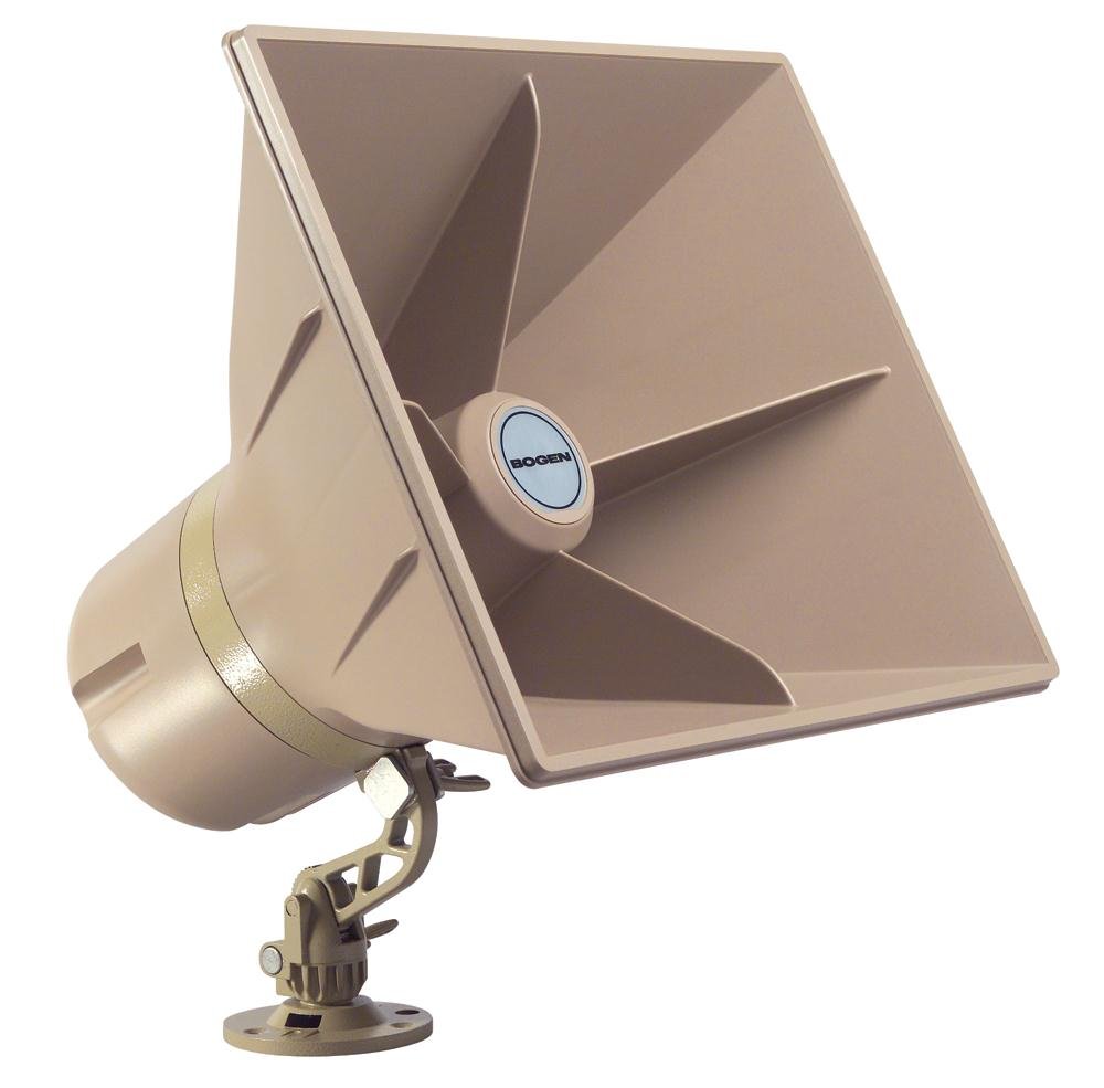 Bogen 5W Self-Amplified 24V Horn Digital Amplifier with Volume Control - Beige | PA System for Schools, Churches & Outdoor Events