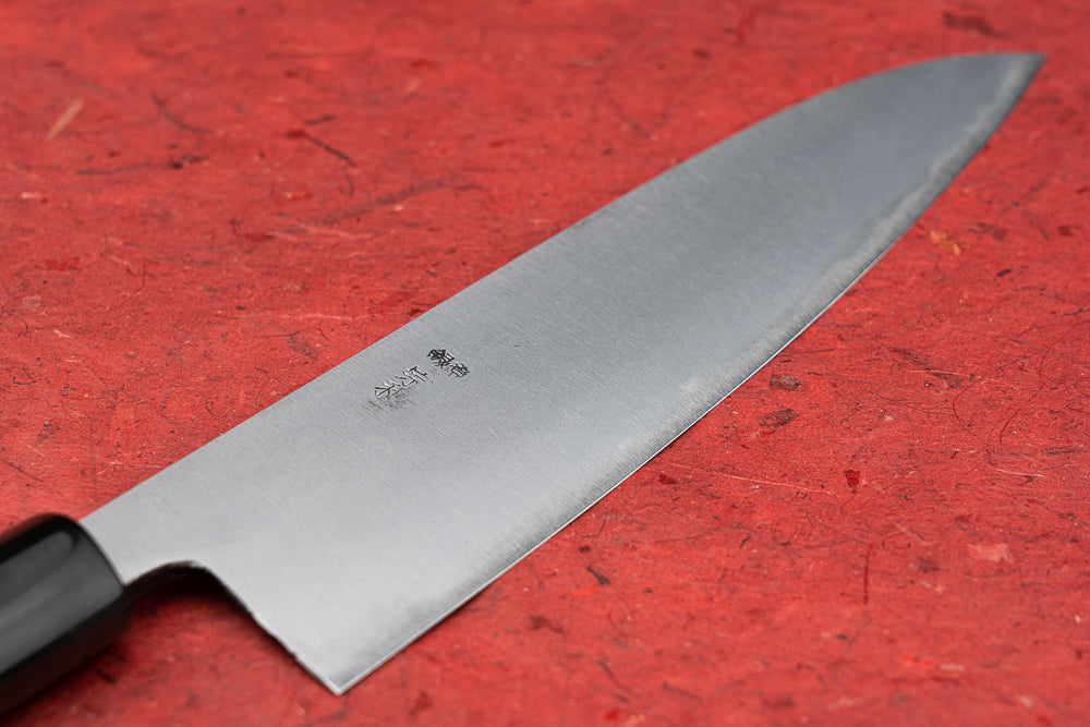 Munetoshi Shirogami #1 Migaki Gyuto Japanese Chef Knife 210mm - Premium Carbon Steel Kitchen Knife for Professional Chefs & Home Cooking