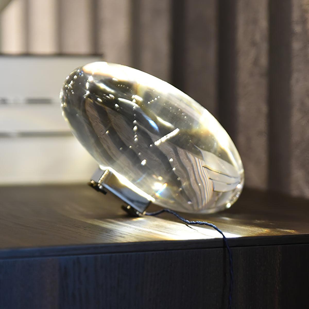 Atman Modern LED Table Lamp with USB Port - Adjustable Brightness for Bedroom, Living Room & Office Desk
