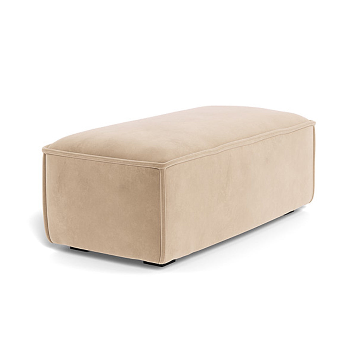 Premium Daphne Velvet Footrest - Soft & Comfortable Adjustable Height Ottoman for Home & Office - Perfect for Living Room, Bedroom, or Under Desk Use