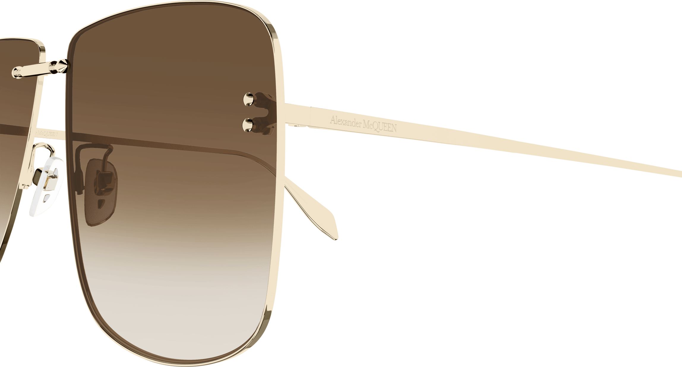 Alexander McQueen AM0343S Sunglasses - Luxury Designer Shades for Men & Women - UV Protection & Polarized Lenses - Perfect for Driving, Travel & Outdoor Activities