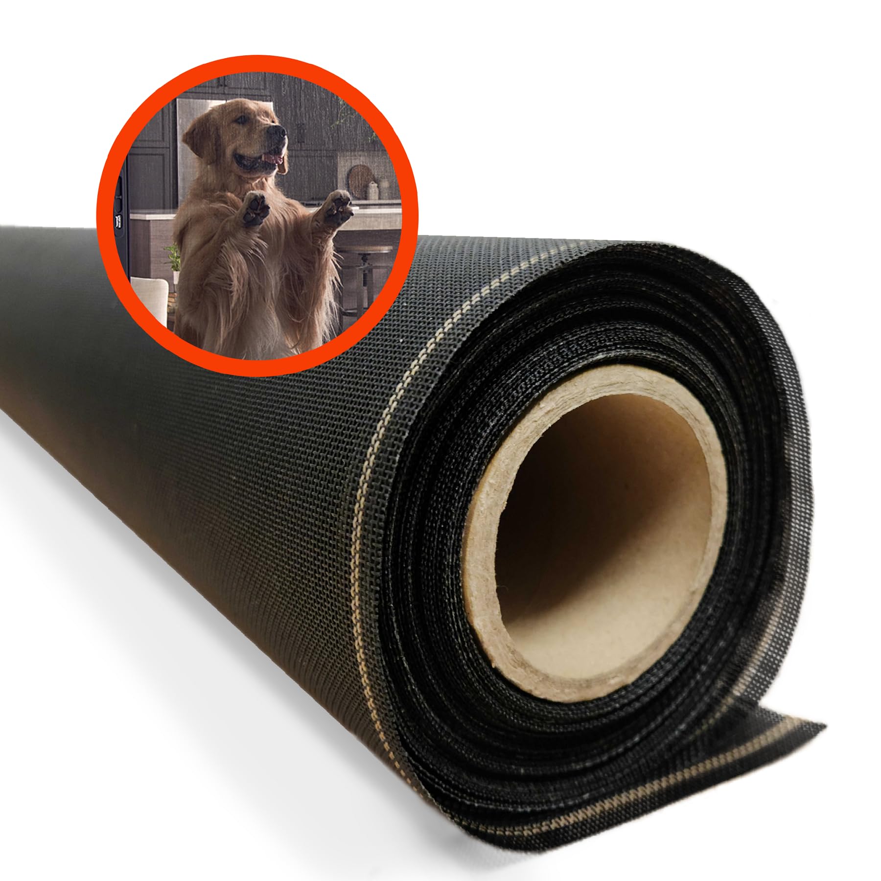 Pet & Weather Resistant Insect Screen Mesh Roll - 72