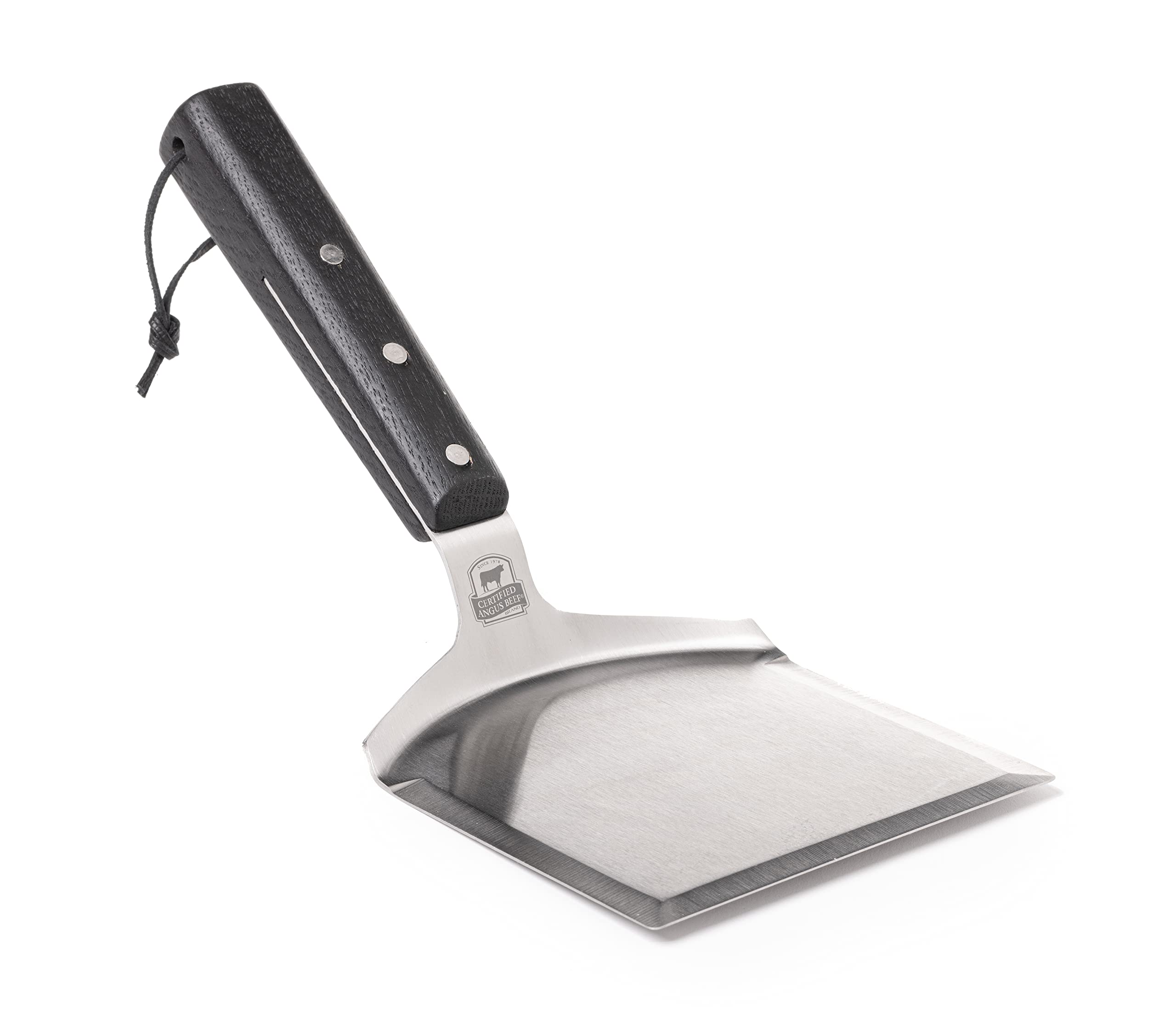 Certified Angus Beef The Smash - Heavy Duty Stainless Steel Burger Smasher Tool for Perfect Griddle & Grill Burgers - Ideal for BBQ, Backyard Cookouts & Commercial Kitchen Use