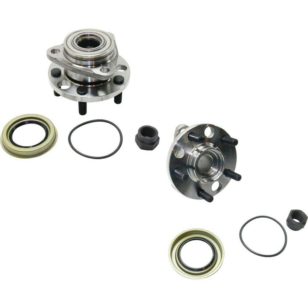 2-Pack Front Wheel Hub and Bearing Assembly 513017-K2 - Compatible with 1984-89 Buick Skyhawk, 1986-98 Buick Skylark, 1986-87 Buick Somerset, 1985 Buick Somerset Regal, 1984-88 Cadillac Cimarron - Perfect for Smooth Ride & Wheel Replacement