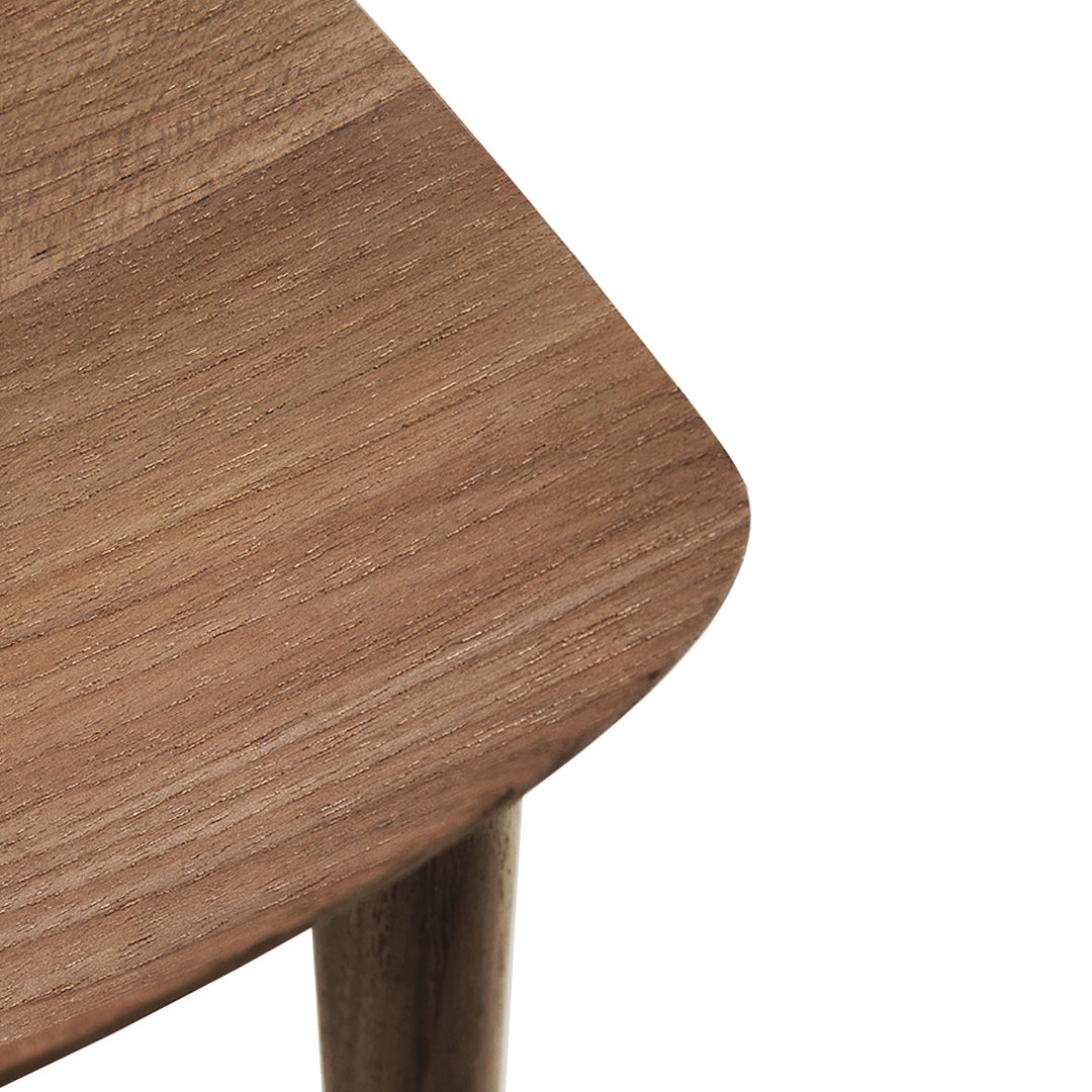 Modern Bok Dining Chair - Sturdy Wooden Kitchen Chair with Comfortable Cushion - Perfect for Dining Room, Breakfast Nook, or Home Office