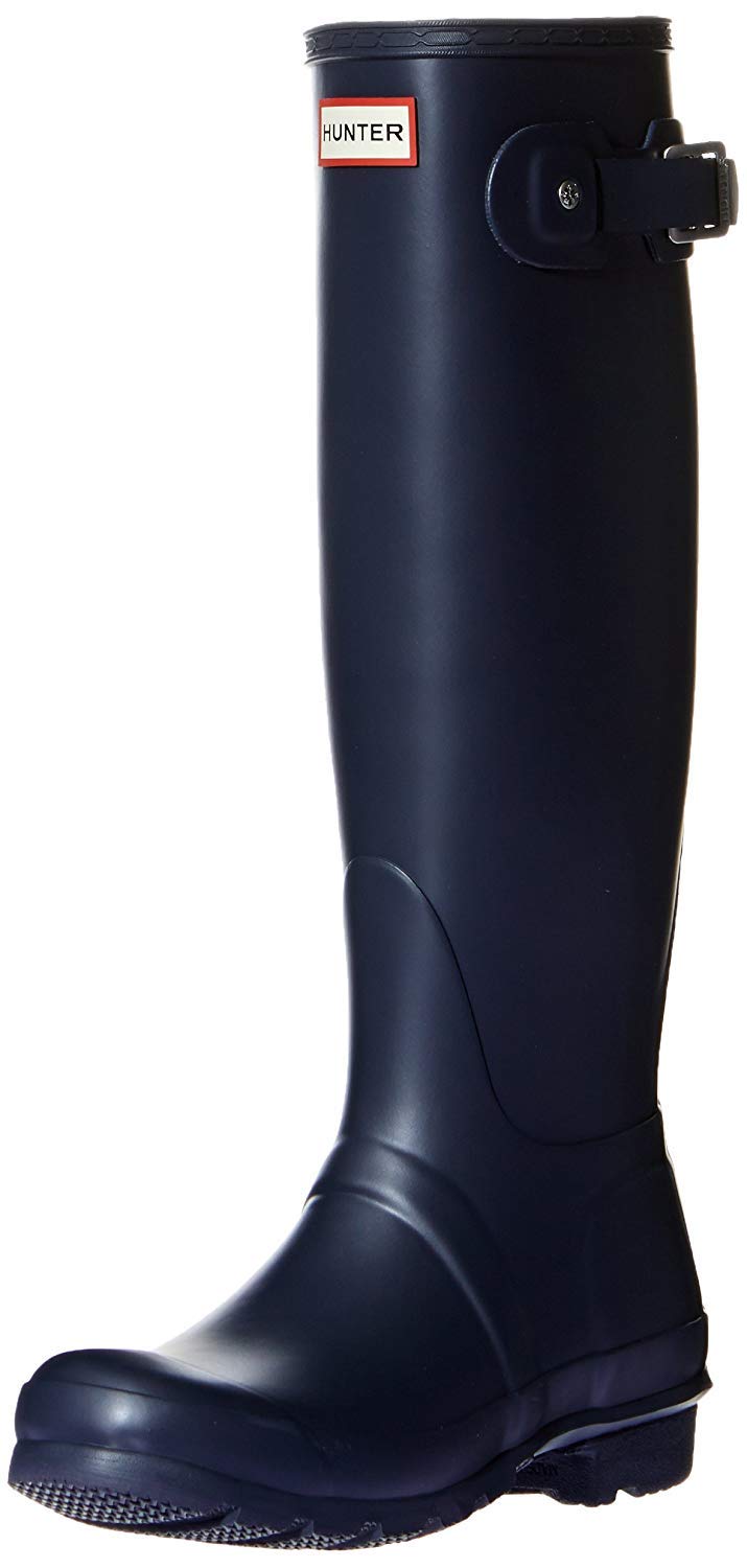 Hunter Women's Original Tall Rain Boots - Waterproof Rubber Boots for Women, Comfortable & Stylish - Perfect for Rainy Days, Gardening, and Outdoor Adventures