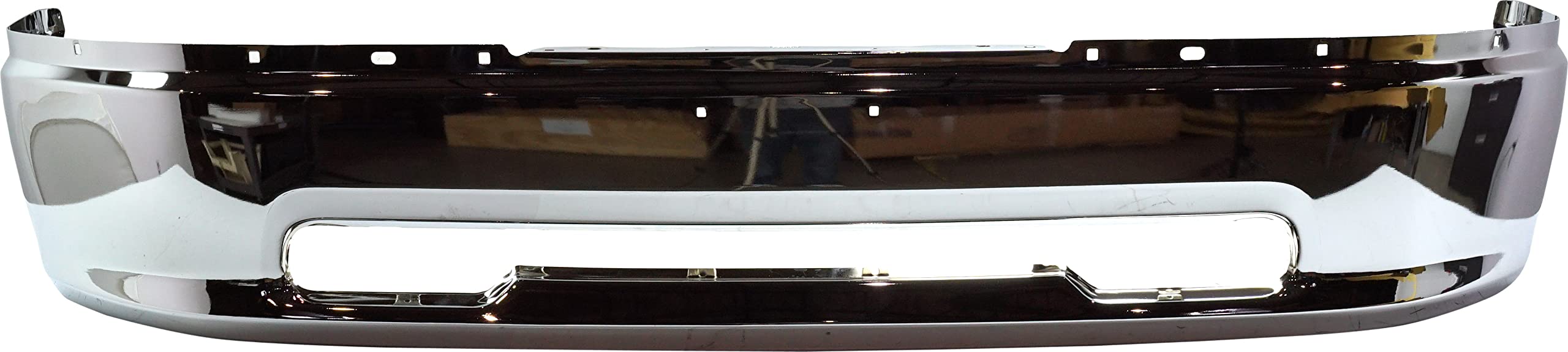 Evan Fischer Chrome Steel Front Bumper for Ram 1500 2011-2012 | No Fog Light Holes | Fits Non-Sport Package Models | Replaces OEM #68088188AA, 68206066AA, CH1002387 | Perfect for Off-Roading & Truck Upgrades