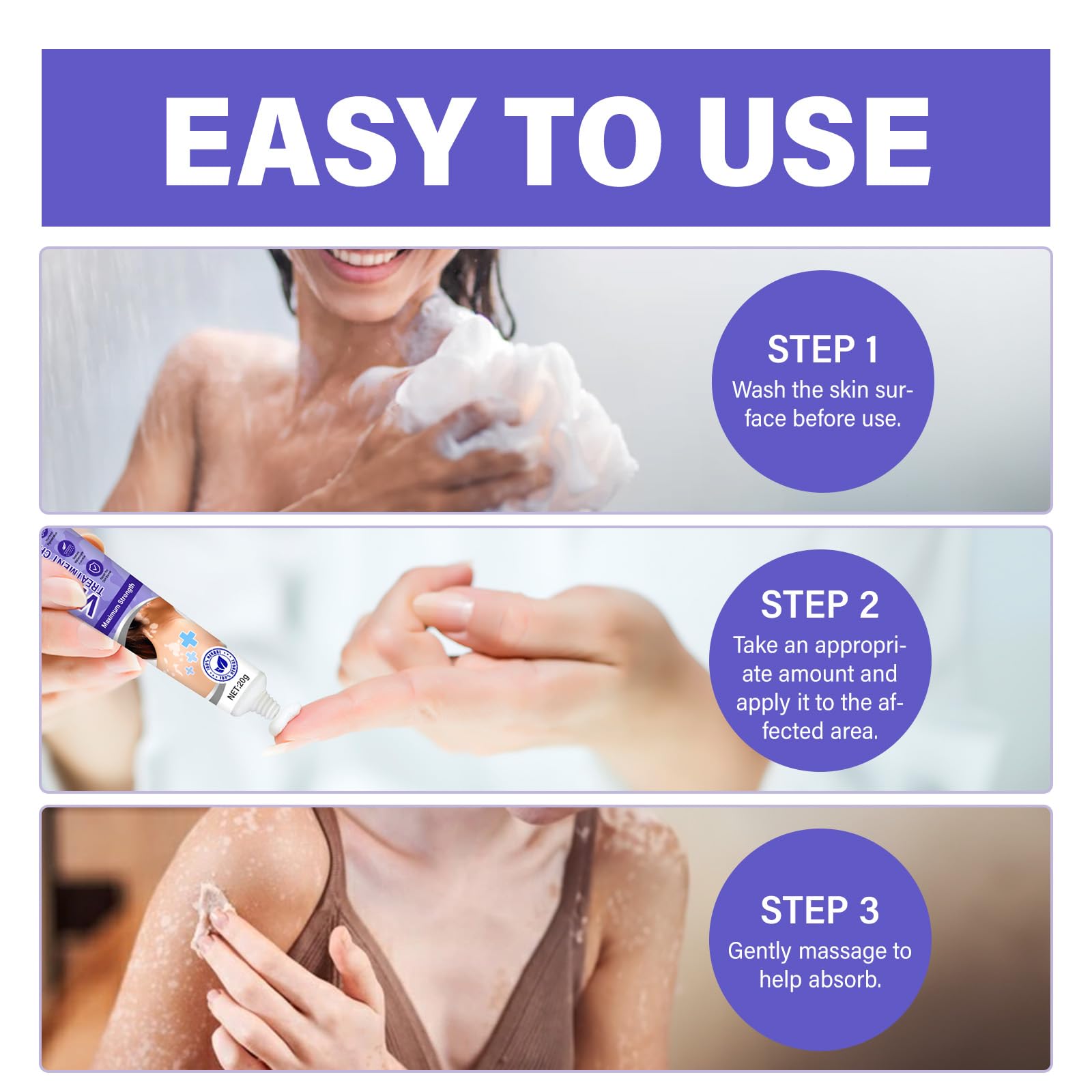 Natural Vitiligo Treatment Cream for Skin Pigmentation - Safe & Effective Solution to Restore Skin Tone | Perfect for Daily Use on Face & Body