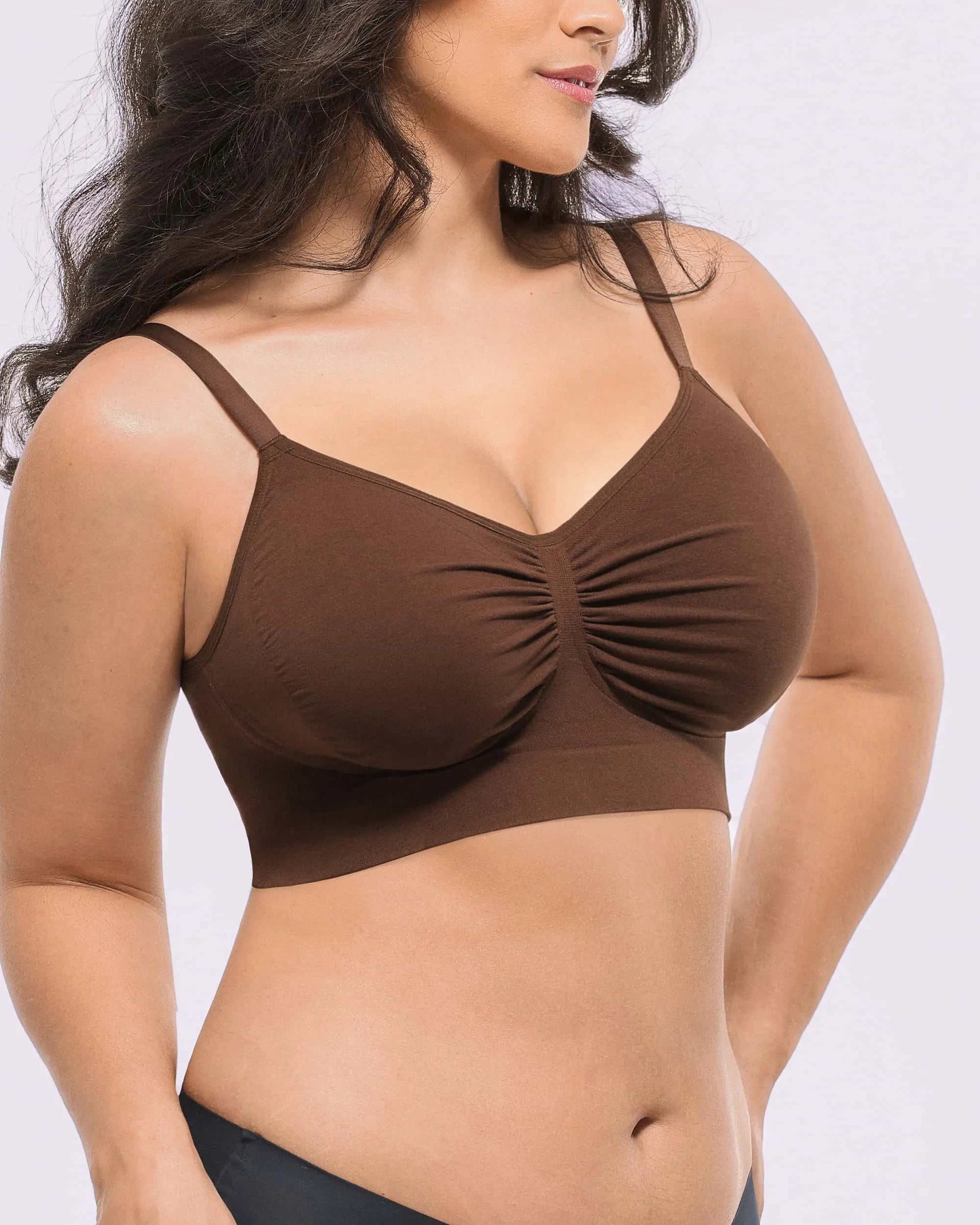 Wireless Comfort Bra - Seamless Unlined Support for Everyday Wear - Perfect for Yoga, Workouts, and Lounge Wear
