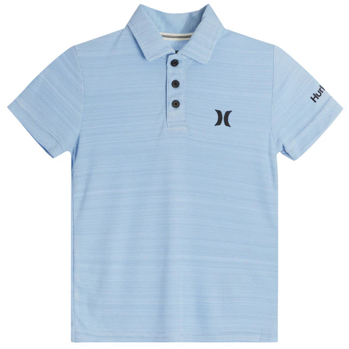 HURLEY® Belmont Dri-FIT Polo Shirt for Boys (Sizes 4-7) - Moisture-Wicking, Breathable & Comfortable - Perfect for School, Sports & Outdoor Activities