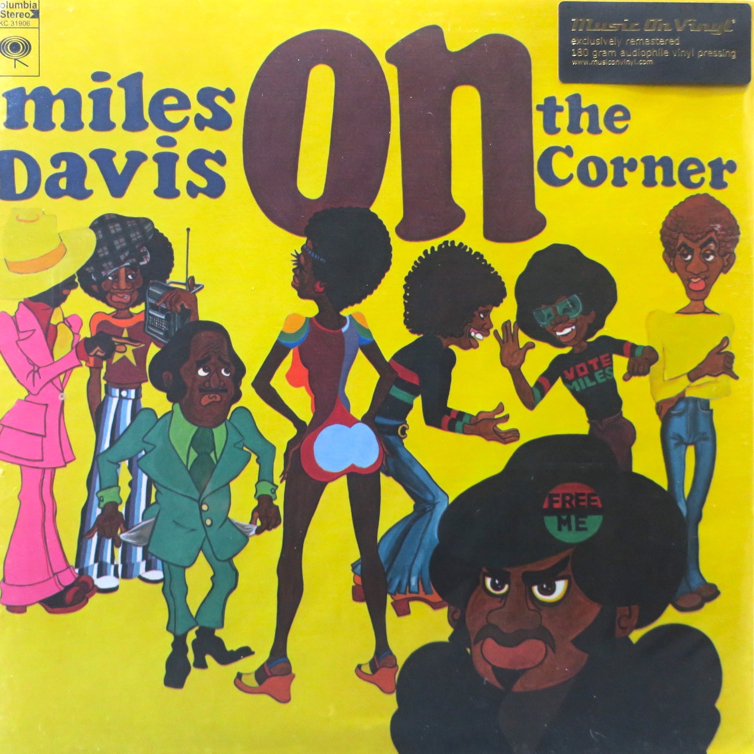 MILES DAVIS 'On The Corner' 180g Vinyl LP Record - High-Quality Audiophile Edition for Jazz Music Collectors & Vinyl Enthusiasts - Perfect for Home Listening, Gifts & Music Collections