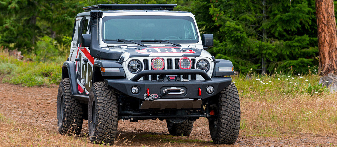 ARB Bondi Deluxe Front Bumper for 2018-2023 Jeep Wrangler JL | Heavy Duty Off-Road Protection | Perfect for Rock Crawling & Overlanding Adventures