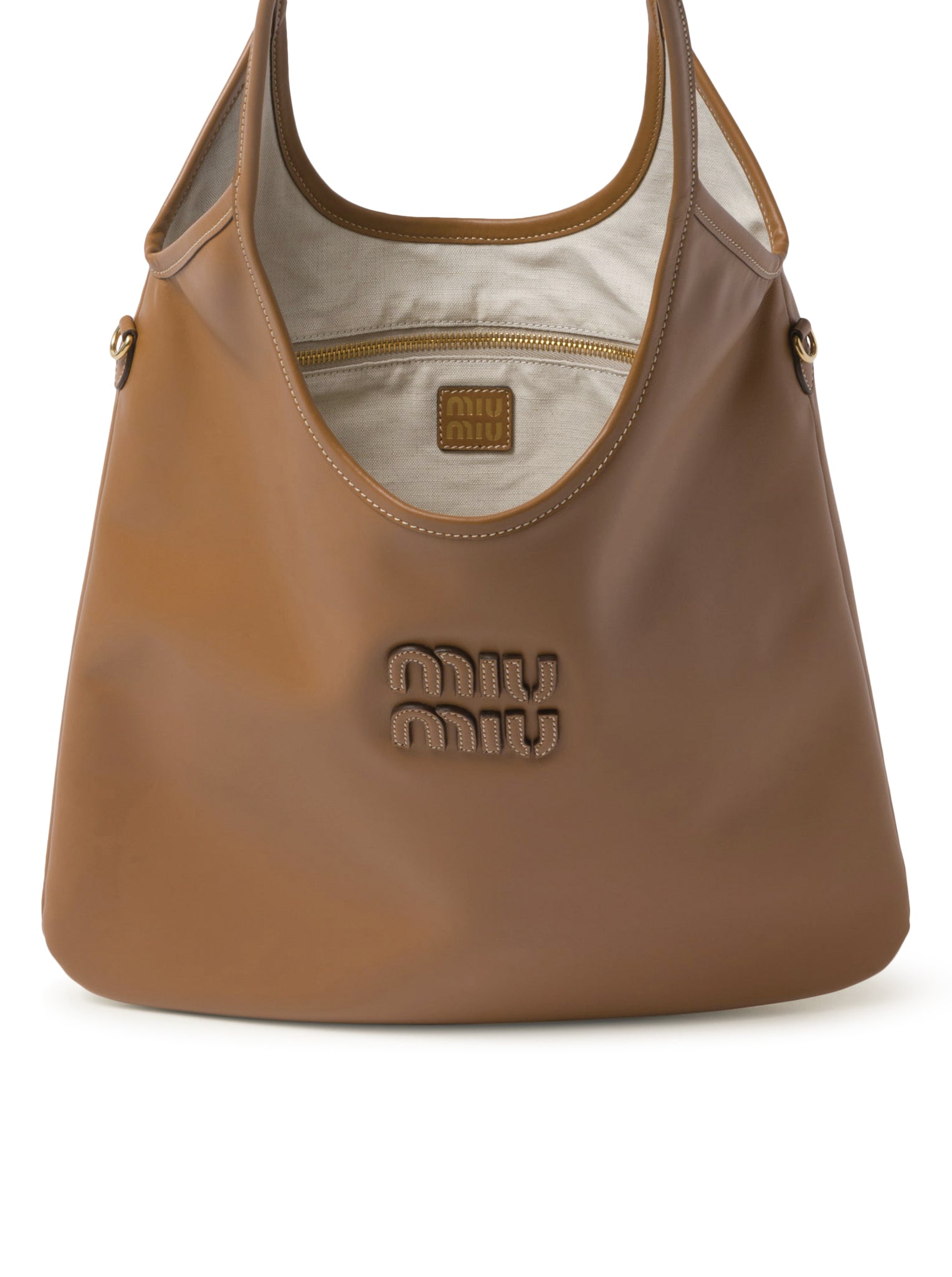 Miu Miu Ivy Leather Crossbody Bag in Green | Genuine Leather Handbag for Women | Perfect for Work, Travel & Everyday Use