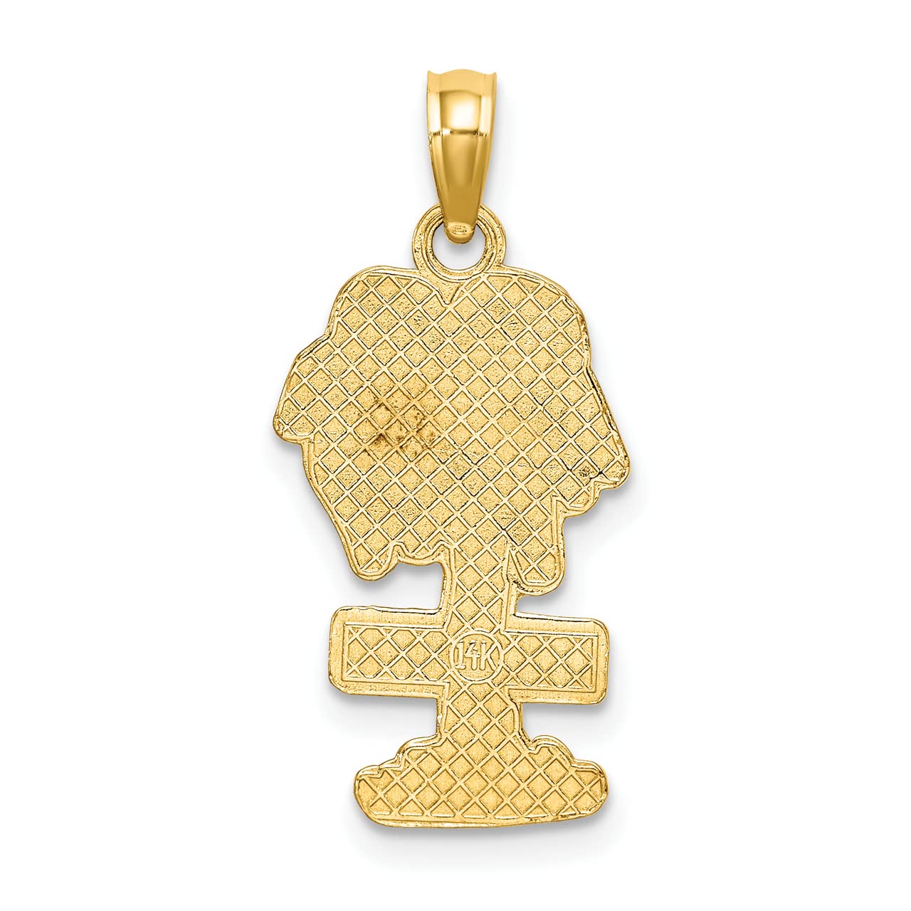 14k Yellow Gold Sanibel Palm Tree Charm by Lex & Lu - Perfect for Beach Lovers & Jewelry Collectors