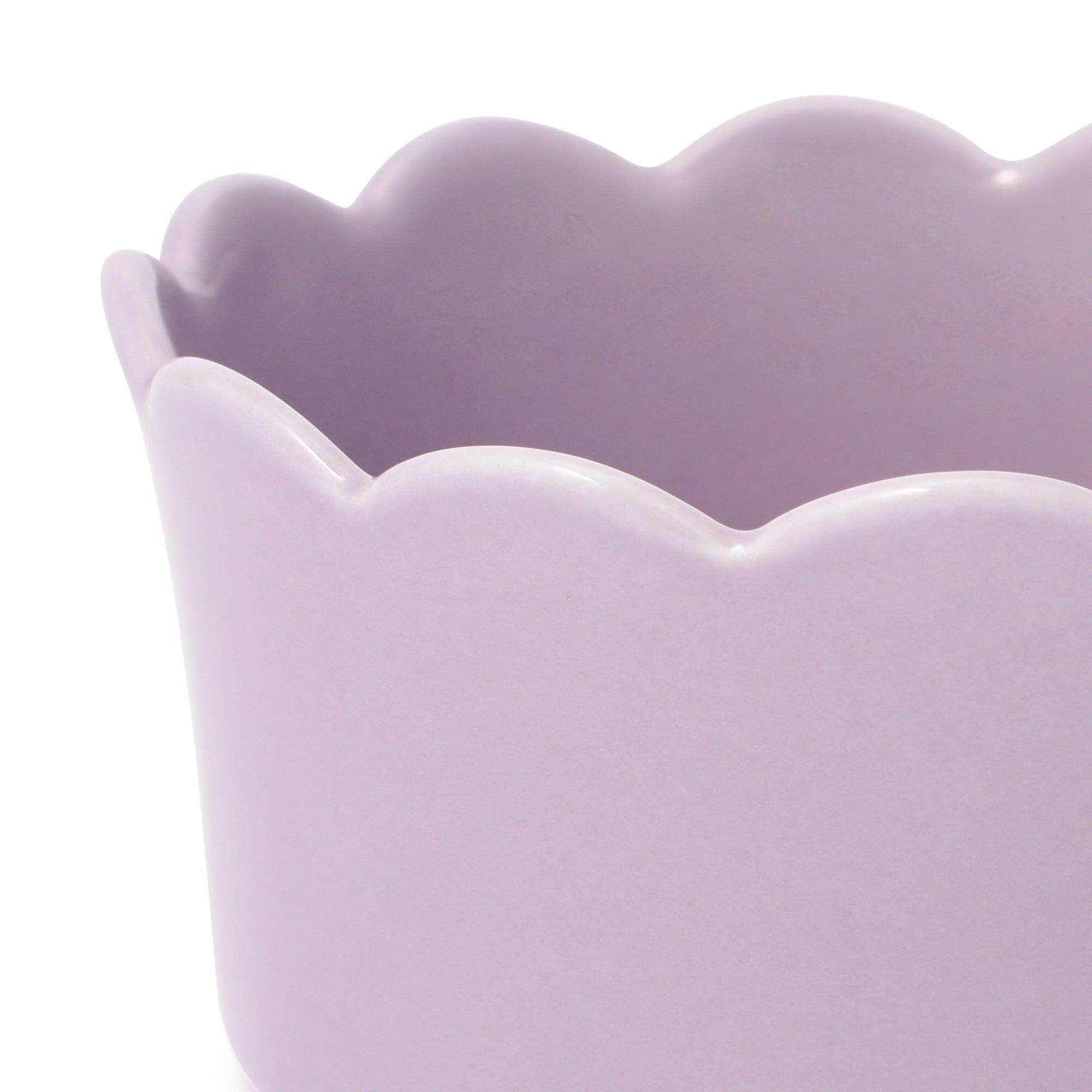 Bicolor Frill Soup Cup Purple - Elegant and Stylish Bowl for Soups, Salads, Desserts - Perfect for Home Dining, Parties, and Gifts