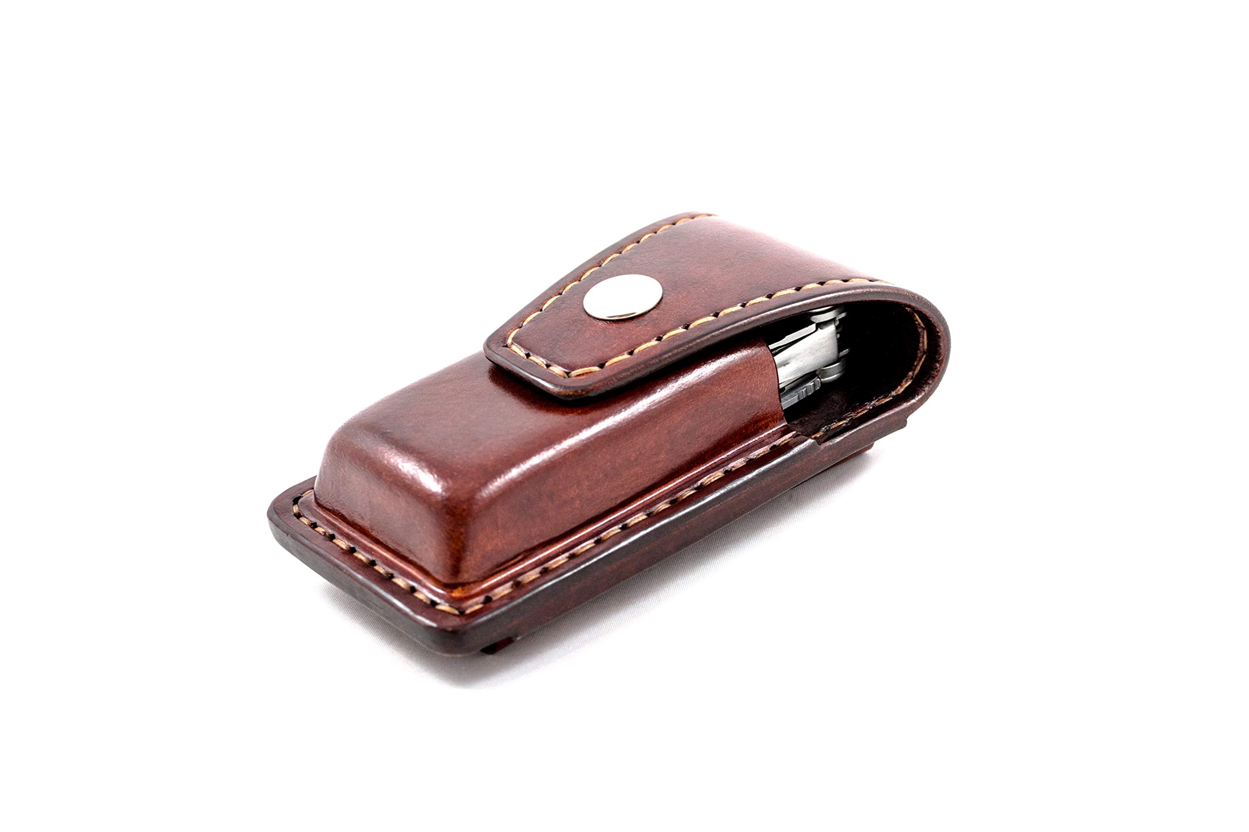 Premium Leather Sheath for Leatherman Wave - Durable Leather Multitool Holster & EDC Pouch - Perfect for Everyday Carry, Outdoor Adventures & Work Tools Organization