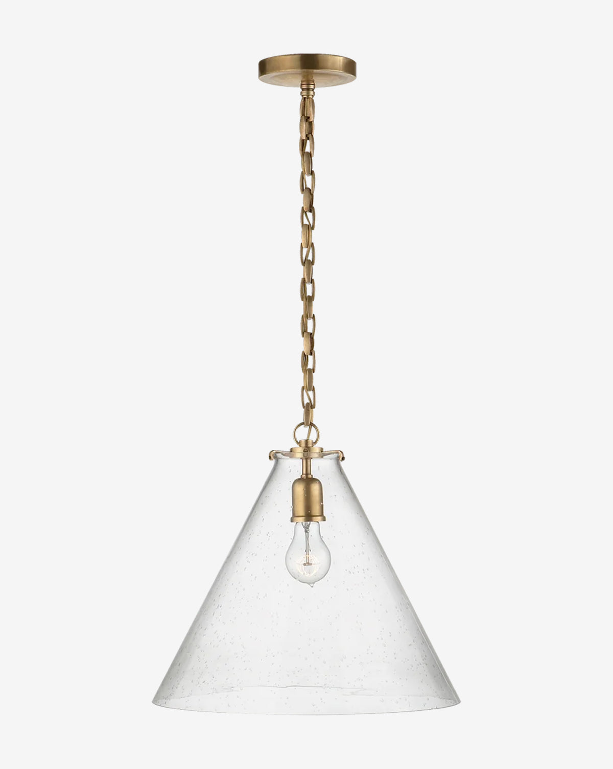 Elegant Katie Conical Pendant Light - Modern Minimalist Ceiling Fixture for Living Room, Bedroom, or Dining Area