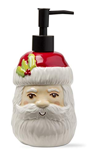 Christmas Santa Soap Dispenser - Festive Holiday Bathroom Decor for Kitchen & Guest Bath - Perfect for Xmas Home Decor & Gift Giving