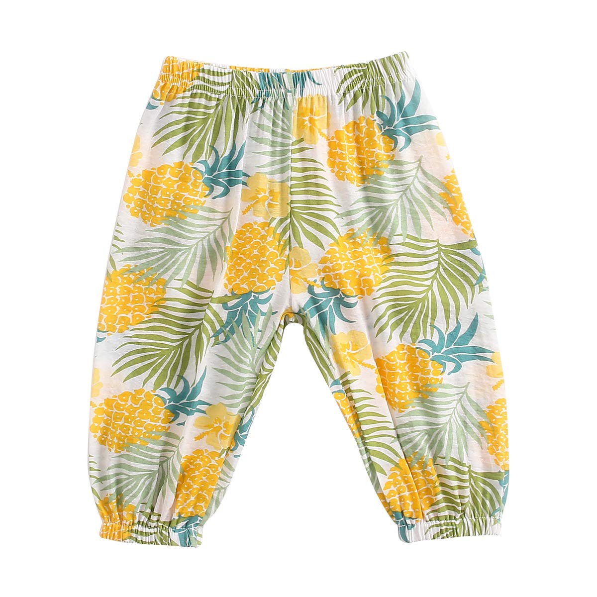 Soft Summer Baby Girl Pants - Breathable & Comfortable Long Pants for Toddlers - Perfect for Playtime, Daycare & Outdoor Activities