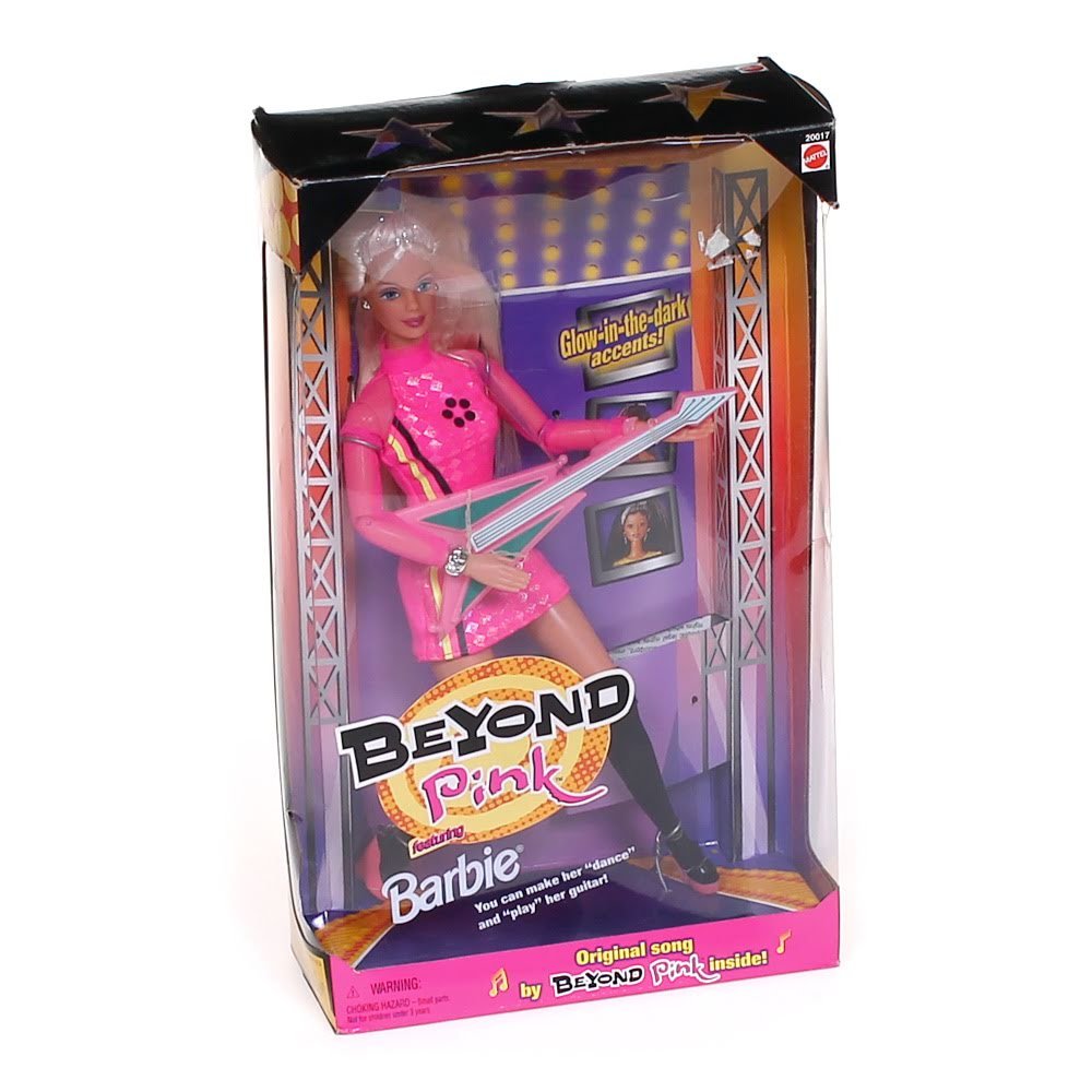1998 Barbie Beyond Pink Doll with Dancing & Guitar Play Features - Interactive Singing Toy for Kids | Perfect for Birthday Gifts & Pretend Play