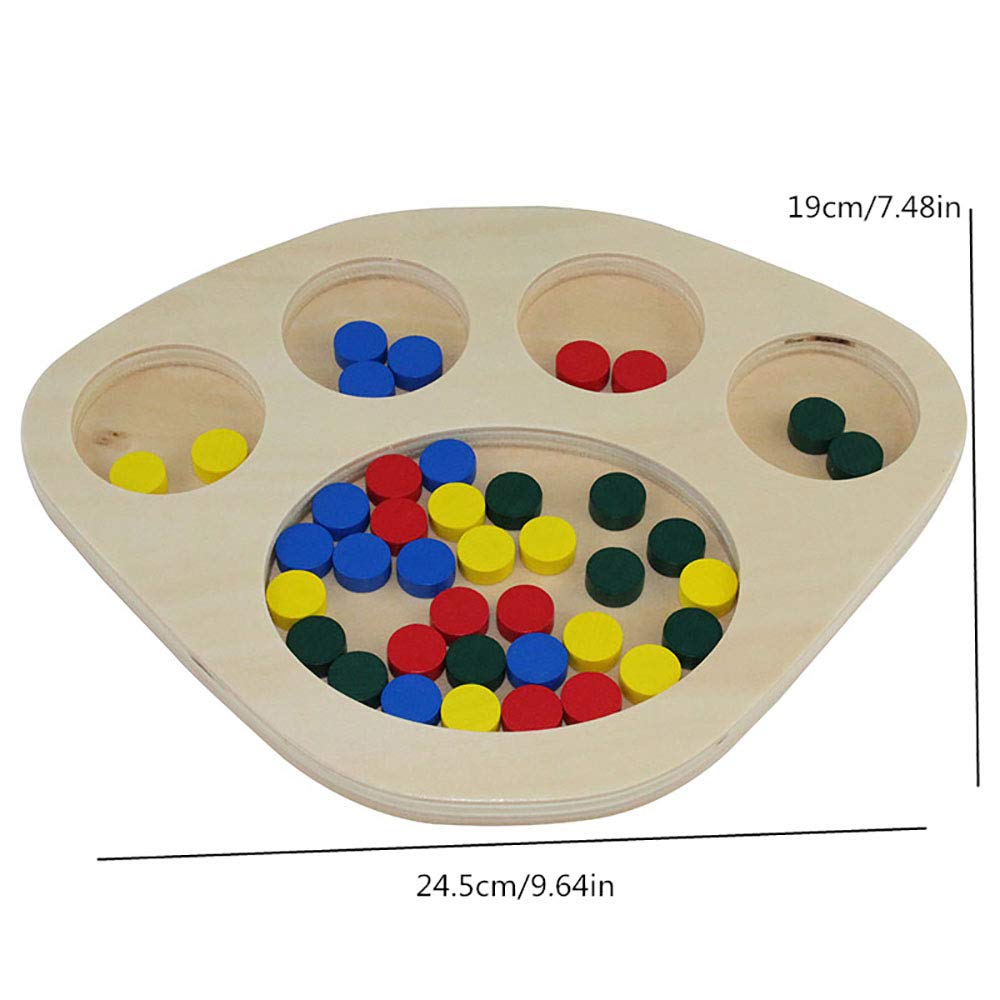 Montessori Sorting Tray for Toddlers - Educational Infant Toys & Preschool Learning Materials for Early Development - Perfect for Daycare, Homeschooling & Sensory Play Activities