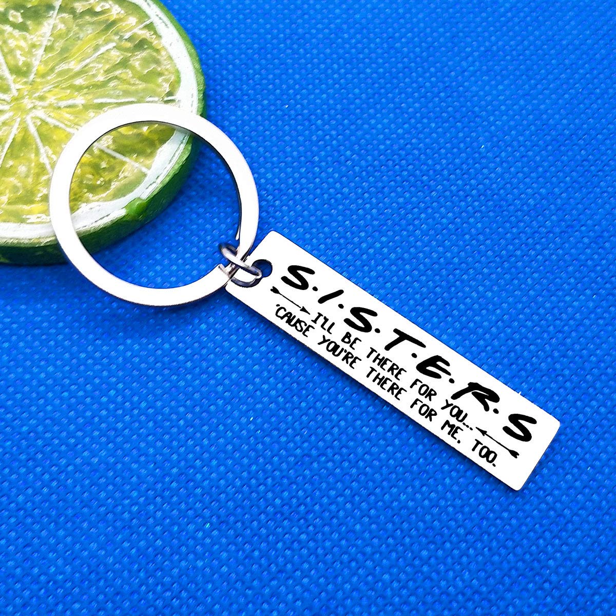 Best Sister Gifts - Friendship Keychain for Women 