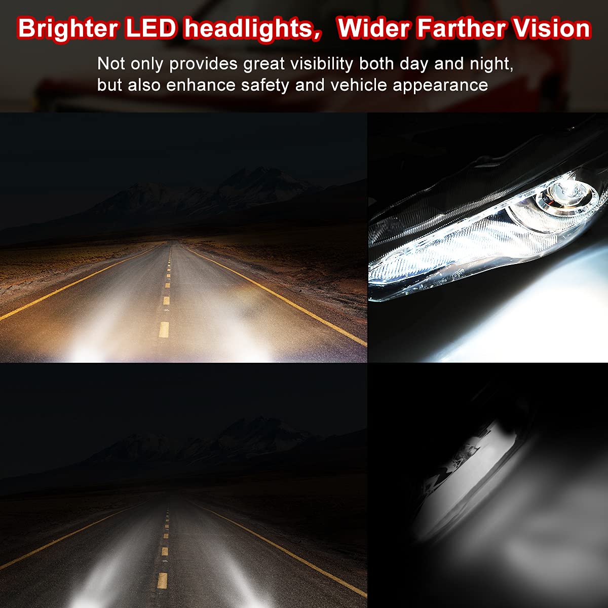 Nixon Offroad LED Headlights Assembly for 2013-2016 Scion FR-S & 2017-2020 Toyota 86 | High/Low Beam Headlight Pair with DRL for 2013-2020 Subaru BRZ | Left & Right Side Replacement | Perfect for Night Driving & Off-Road Adventures