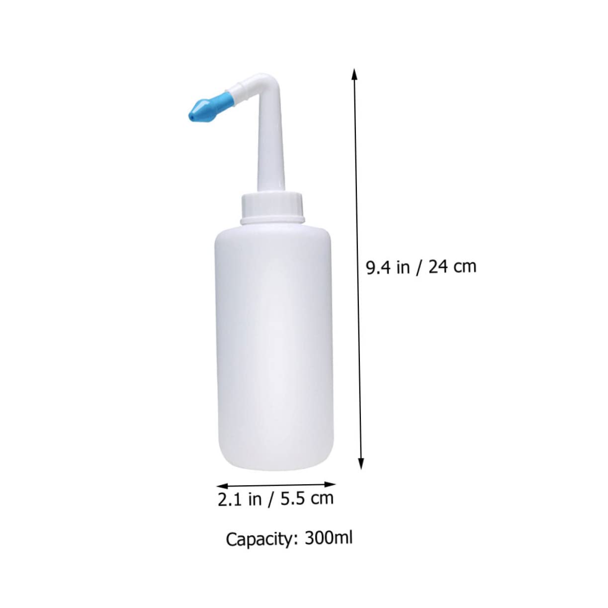 Zerodeko 300ml Nasal Irrigation Bottle - Easy-to-Use Nose Cleaner & Sinus Rinse Kit for Allergy Relief, Cold & Flu | Perfect for Adults & Kids Nasal Care at Home