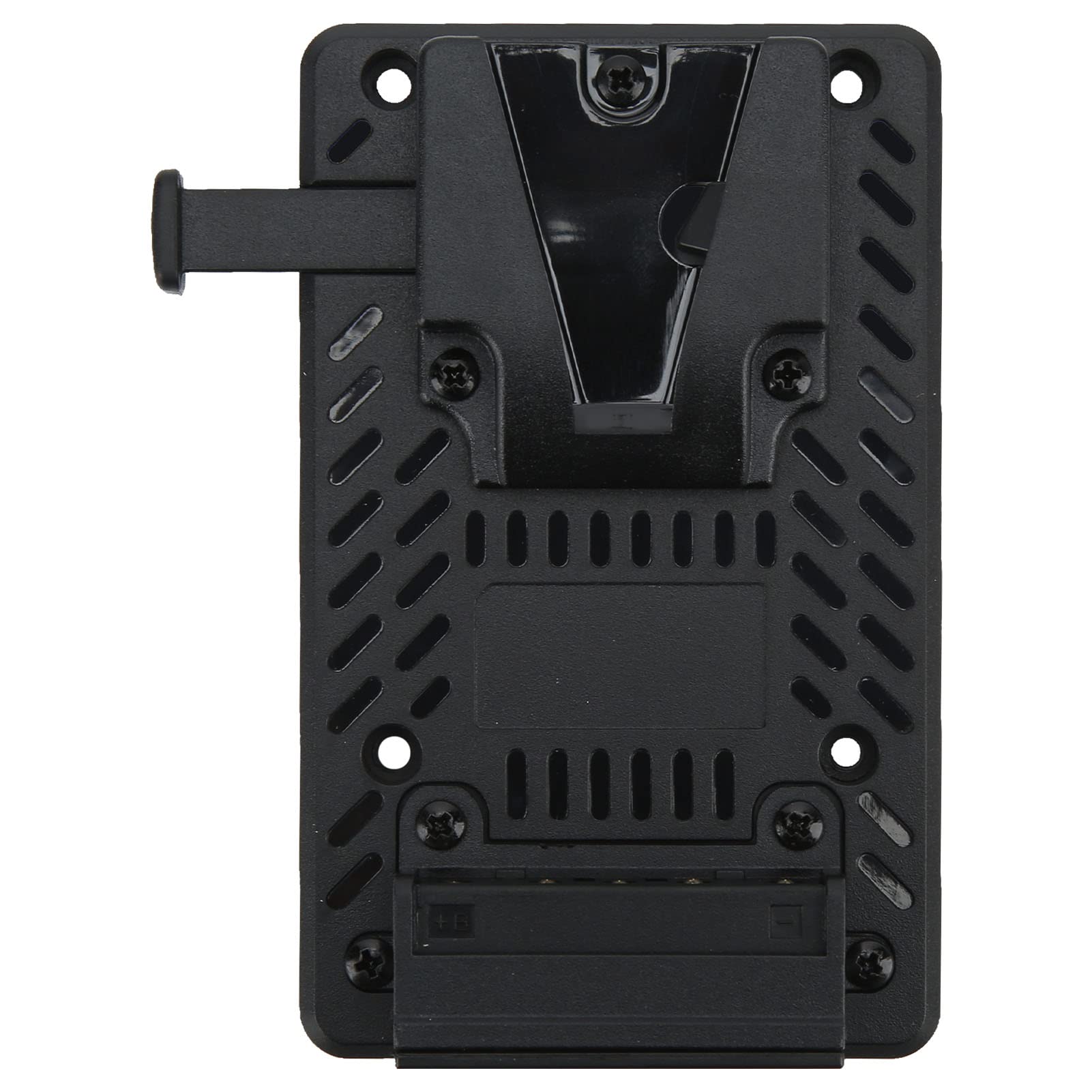 Durable V Mount Lock Battery Plate - Universal Heat-Resistant Plastic Battery Gusset for Camera & Video Equipment | Secure Power Solution for Filmmaking, Photography & Live Streaming