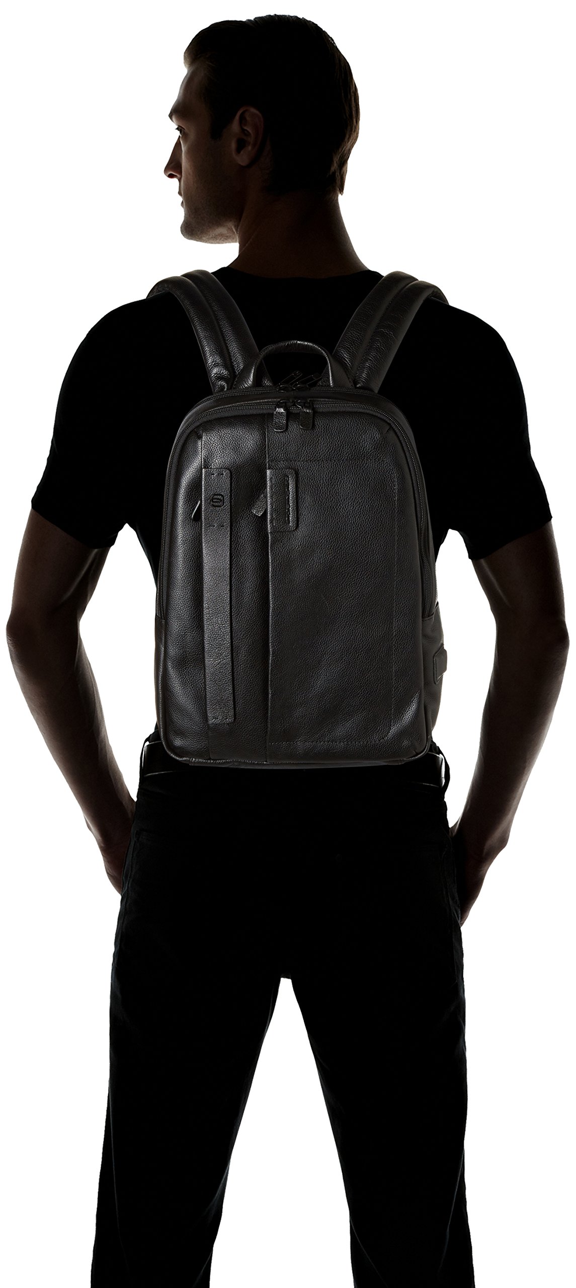 Piquadro Premium Blue Laptop Backpack for Men & Women - Stylish & Durable Business Travel Backpack with USB Charging Port - Perfect for Office, College, Commuting & Airplane Carry-On