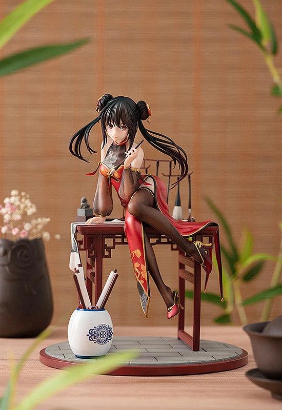 Date A Live IV 1/7 Scale Kurumi Tokisaki Calligraphic Beauty Ver. Anime Figure Statue (20cm) - Perfect for Anime Collections, Room Decor, and Gift Giving