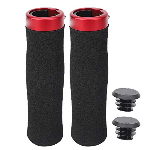 **22.2mm Non-Slip Bike Handlebar Cover - High Density Soft Sponge & Hard Plastic Grip for Mountain/Road Bikes (Black) - Perfect for Cycling, Commuting & Outdoor Adventures**
