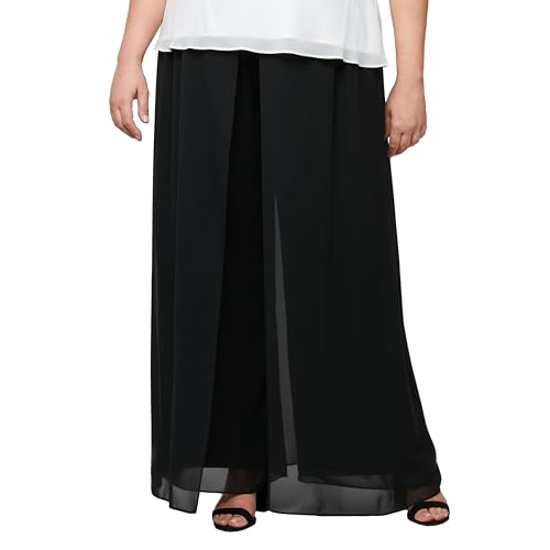 Black Pant W/ Skirt Overlay
