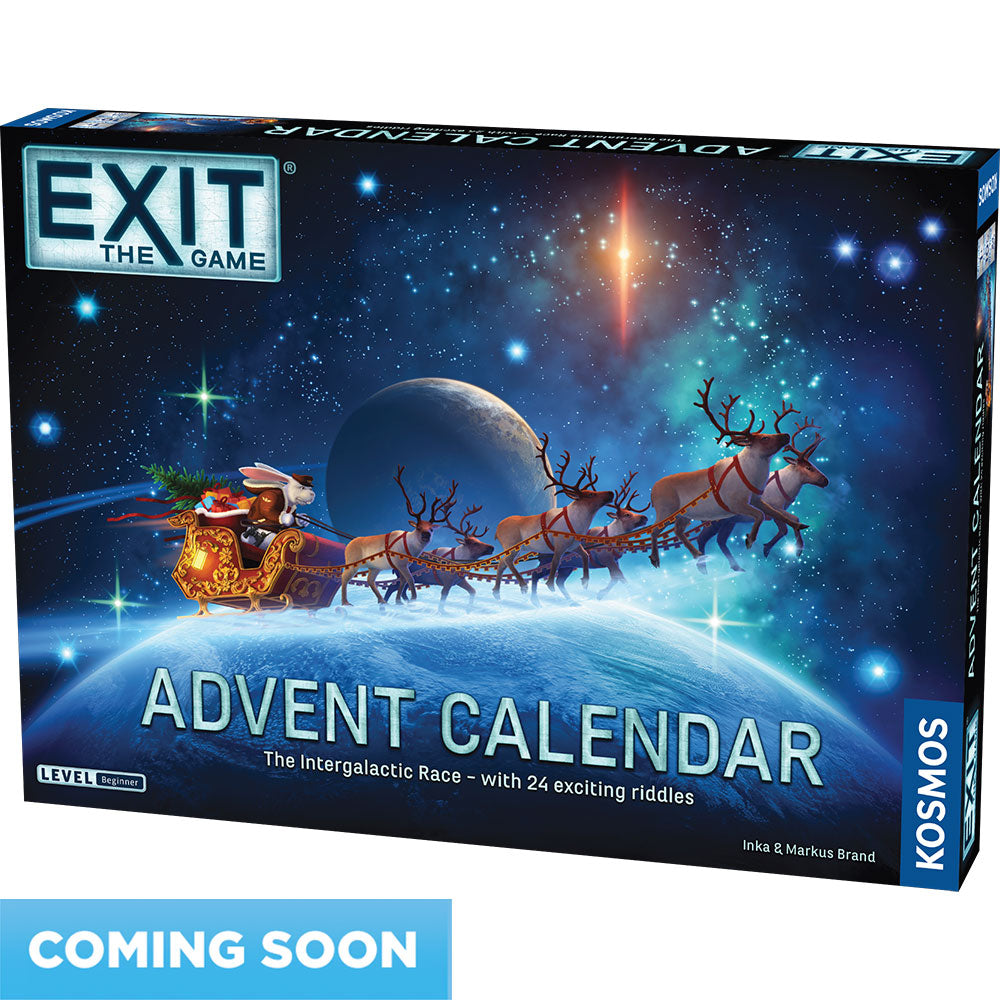 EXIT: The Game Advent Calendar - The Intergalactic Race | Escape Room Puzzle Game for Adults & Teens | Perfect for Holiday Gifts & Family Game Nights | Coming Summer 2025
