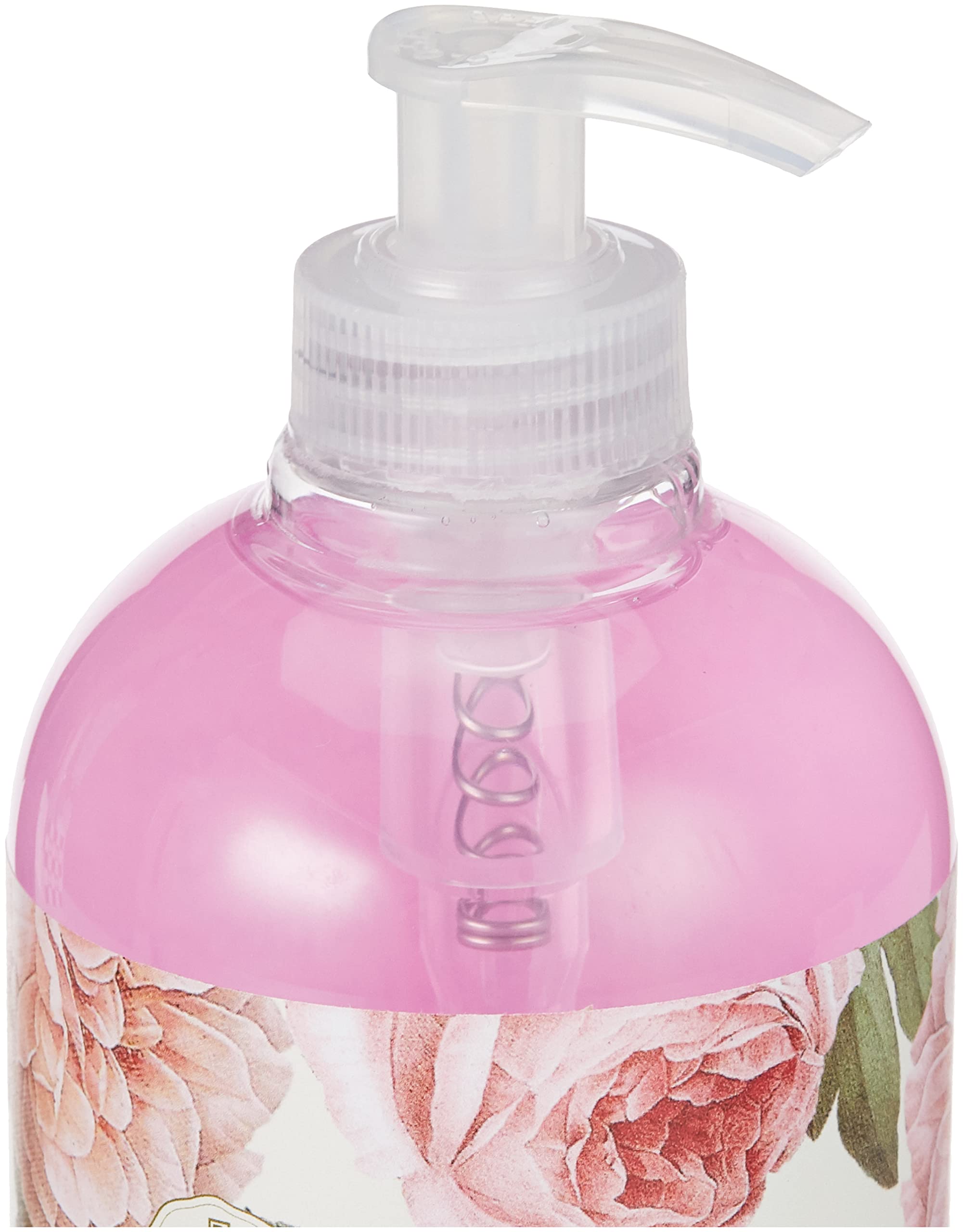 NESTI DANTE Romantica Rose & Peony Liquid Soap 500ml - Luxurious Floral Hand & Body Wash for Spa, Bath & Gift Sets