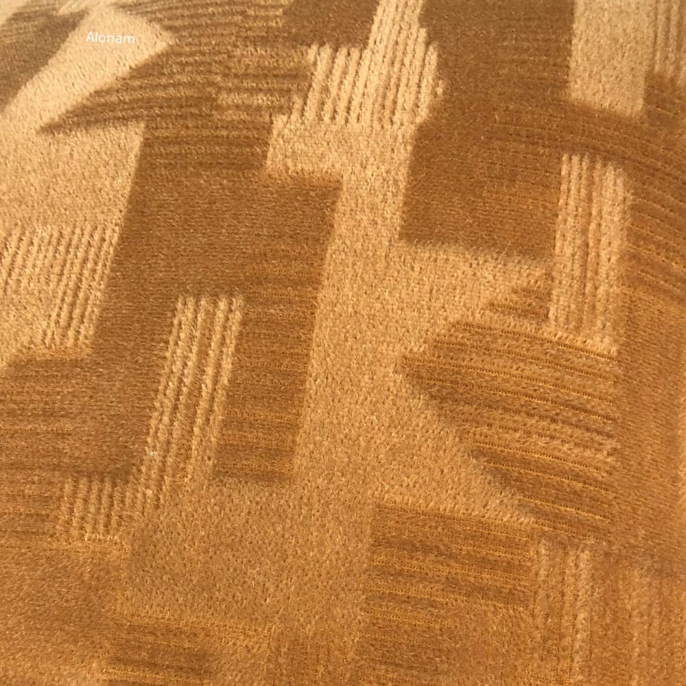 Oslow Mid Century Modern Adobe Brown Mohair Velvet Pillow Cover - Premium Brunschwig & Fils Fabric - Luxury Home Decor for Living Room Sofa & Bed