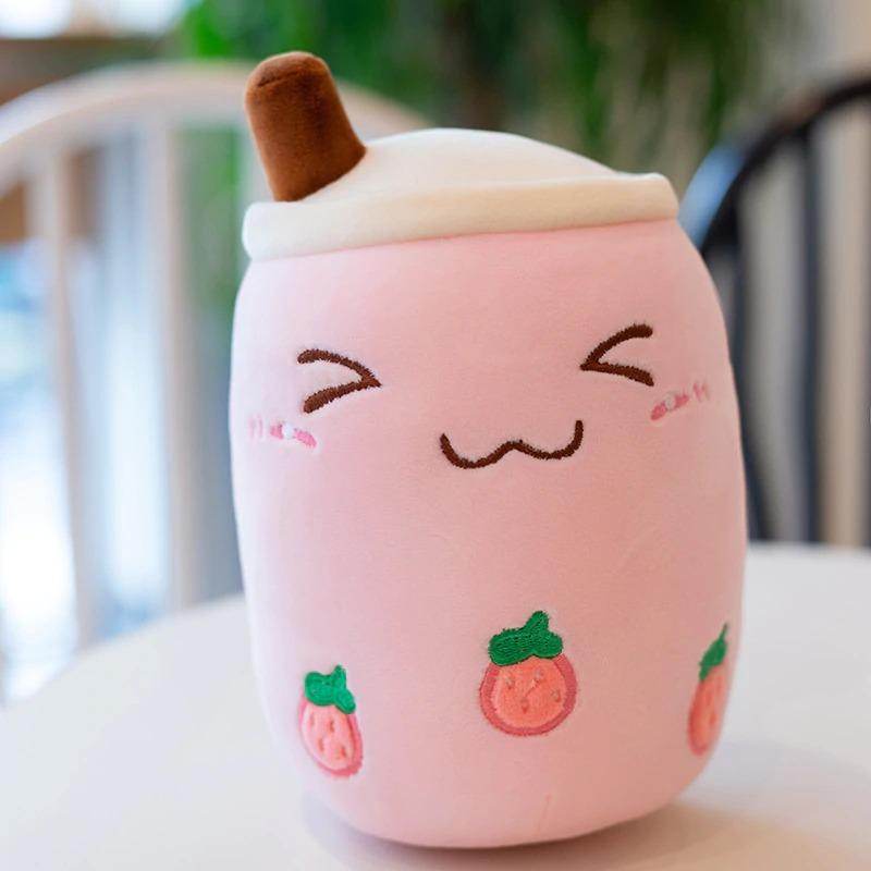 Boba Buddies Bubble Tea Plush Toy - Cute Kawaii Boba Drink Stuffed Animal for Kids & Adults - Perfect for Anime Lovers, Room Decor, and Bubble Tea Enthusiasts