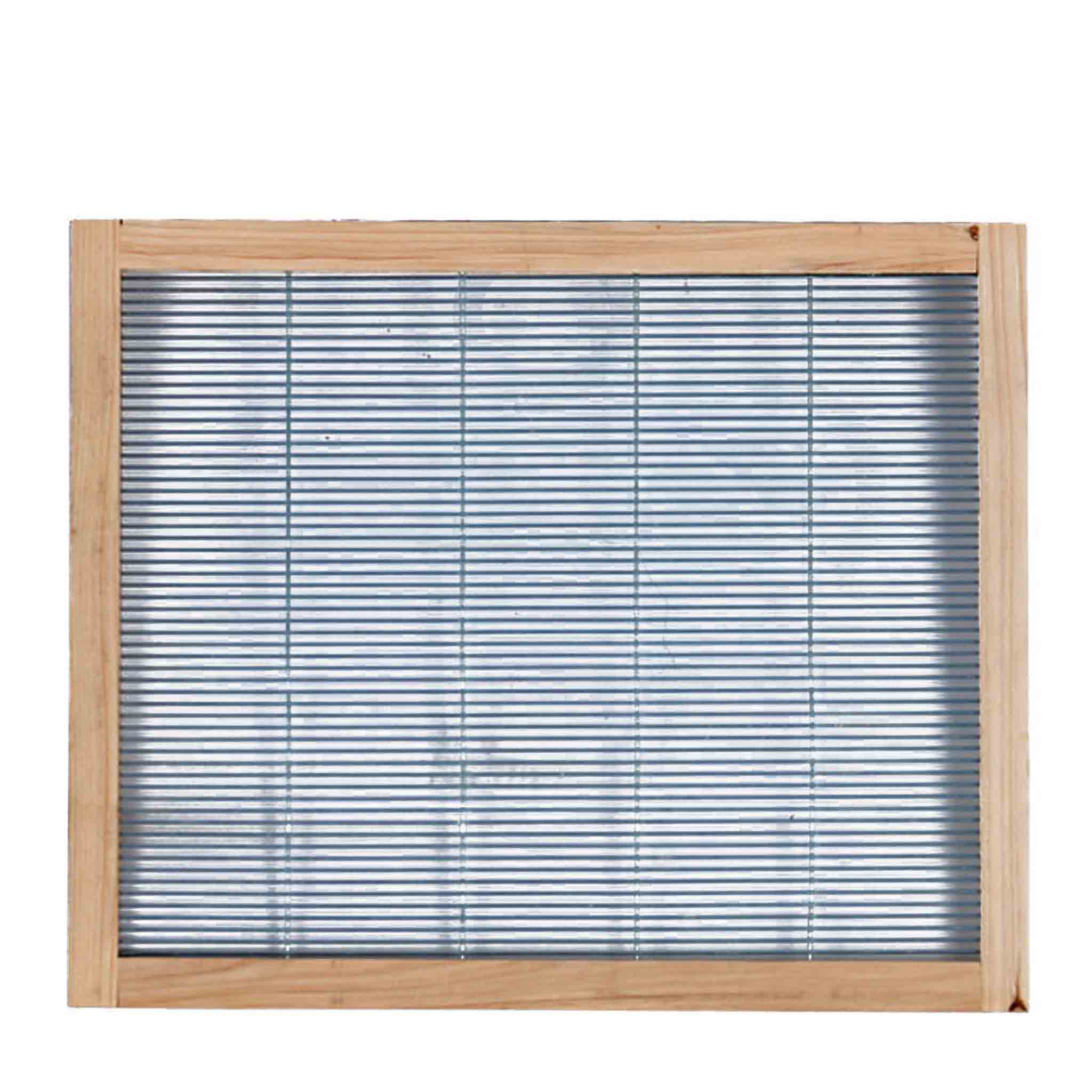 Premium Metal Queen Excluder with Wooden Frame - Essential Beekeeping Equipment for Hive Management & Honey Production