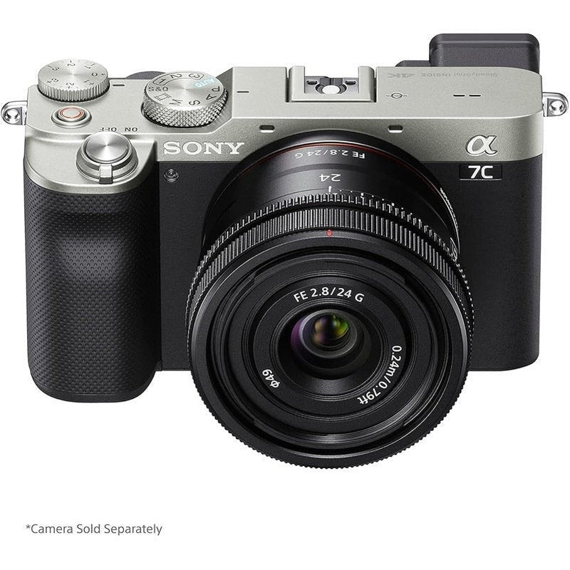 Sony FE 24mm F2.8 G Prime Lens - Compact Full Frame E-Mount Camera Lens for Travel, Street & Landscape Photography