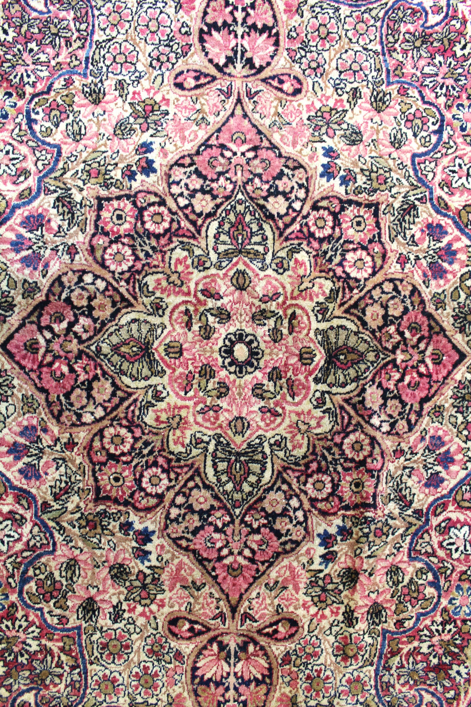 Antique Lavar Kerman Handwoven Traditional Persian Rug - Vintage Oriental Carpet JF7987 for Living Room, Bedroom & Home Decor
