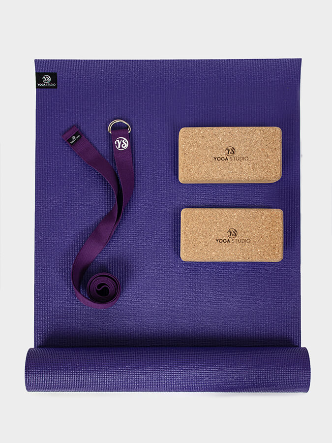 Eco-Friendly Cork Yoga Mat Set with Non-Slip Surface - Oeko-Tex Certified for Home & Studio Practice - Perfect for Beginners & Professionals