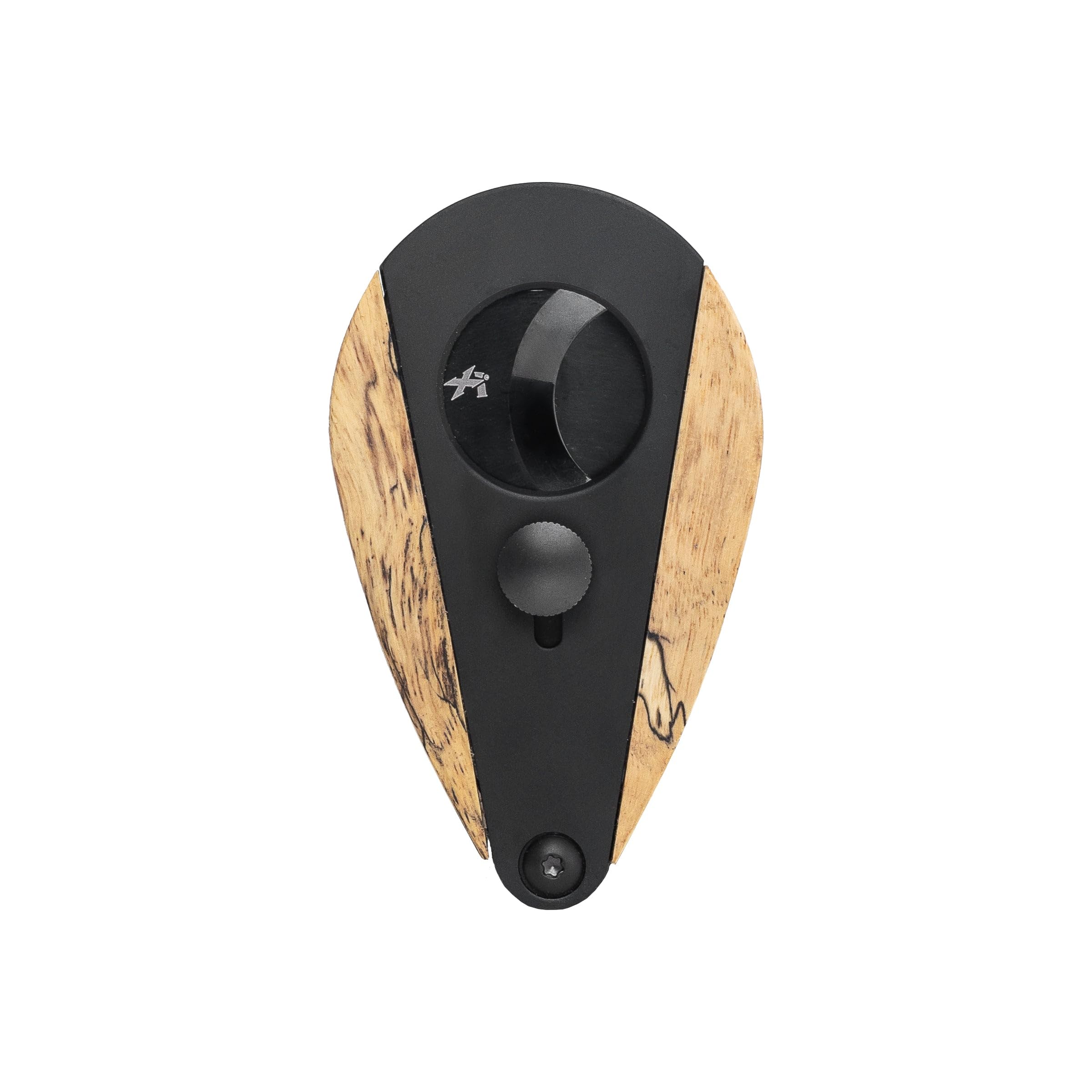 Premium XIKAR Xi3 Spalted Tamarind Cigar Cutter - Sharp Stainless Steel Blades for Perfect Cuts | Ideal for Cigar Aficionados & Luxury Smoking Accessories