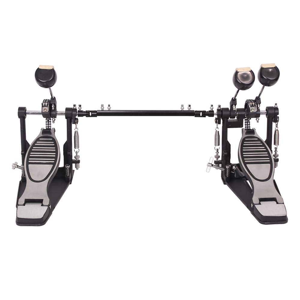 Professional Double Bass Drum Pedal for Drummers - Heavy Duty Double Kick Pedal with Smooth Action - Perfect for Metal, Rock & Live Performances
