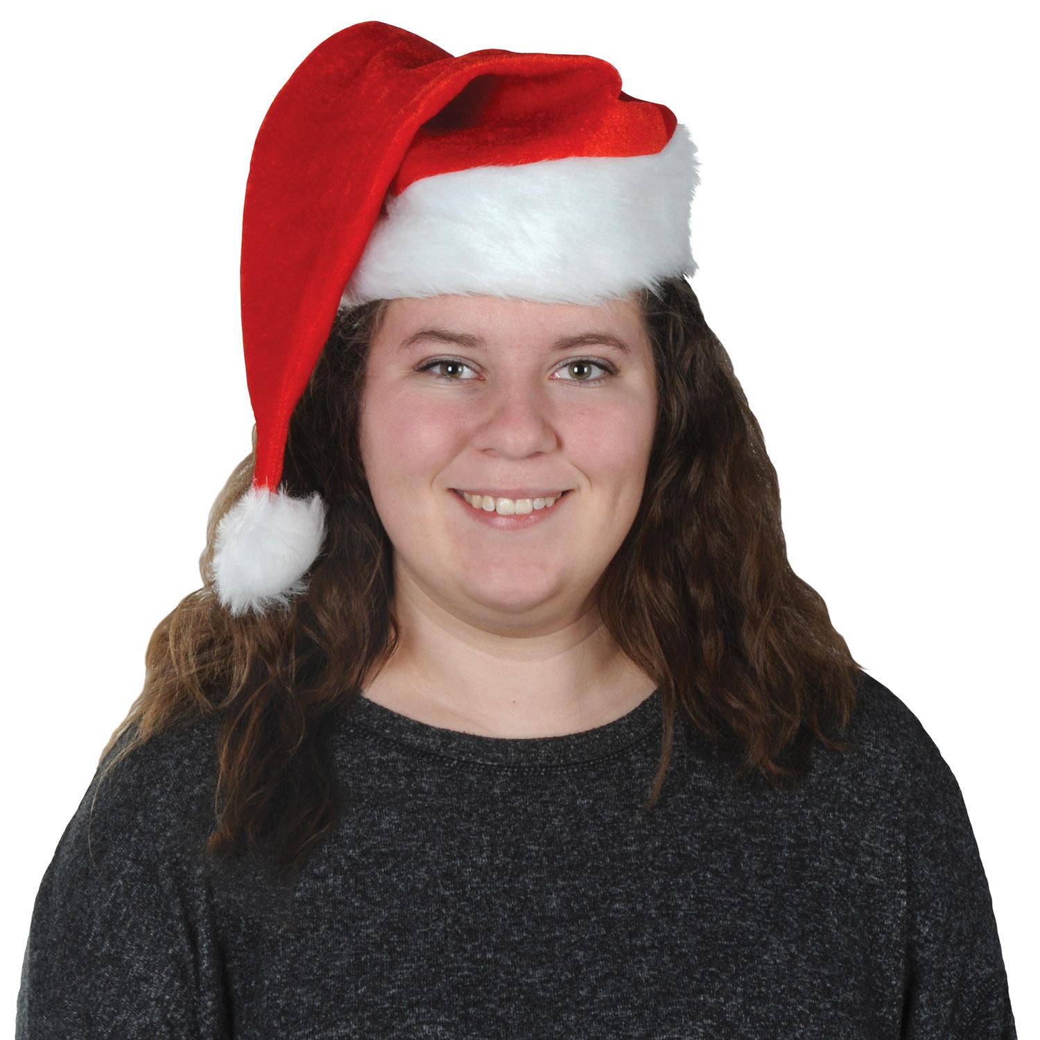 12 Pack Red Santa Hats for Christmas - Festive Holiday Party Hats for Xmas Celebrations, Office Parties & Family Gatherings