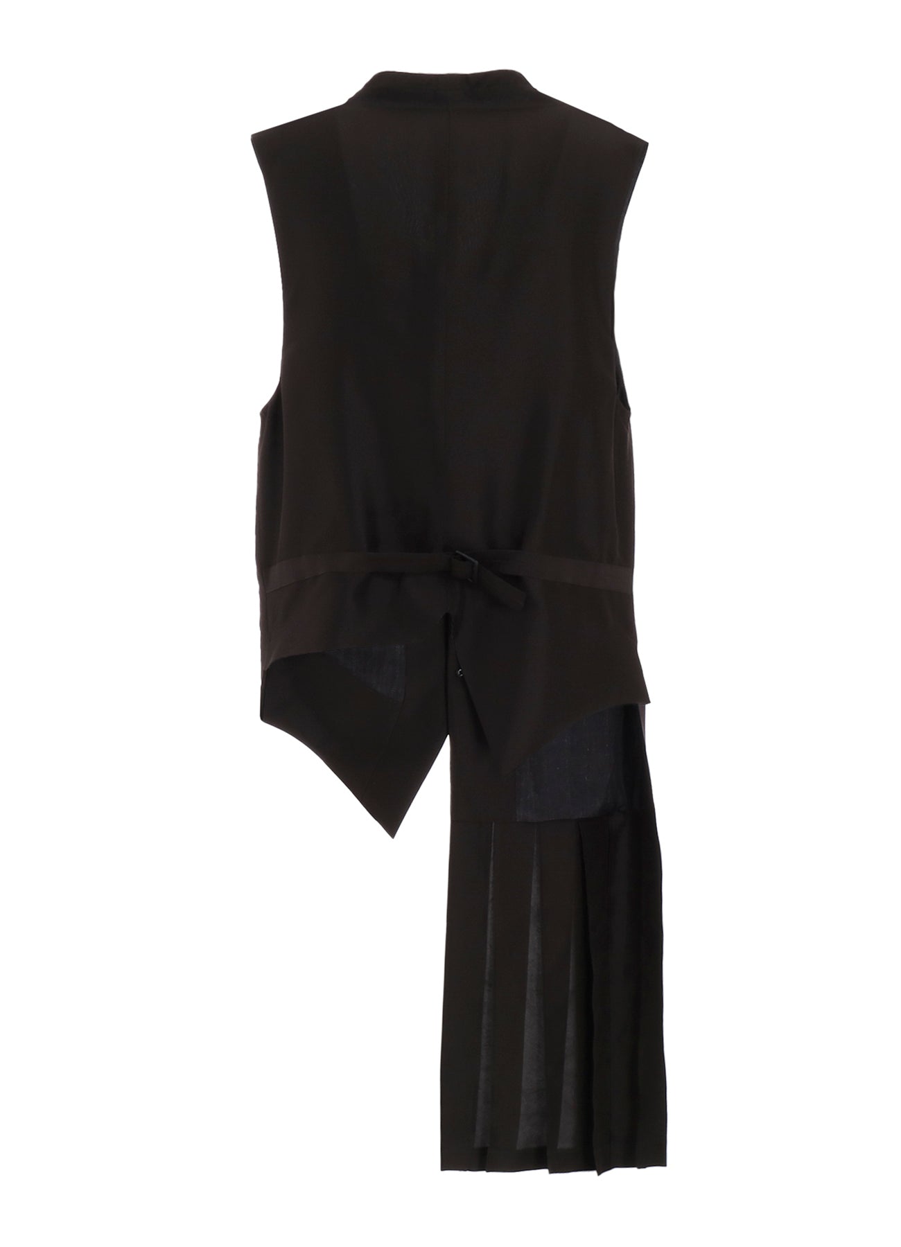 16MOMME HABUTAE Silk Plump Pleated Vest for Women - Elegant Layering Piece for Office, Evening Events & Special Occasions